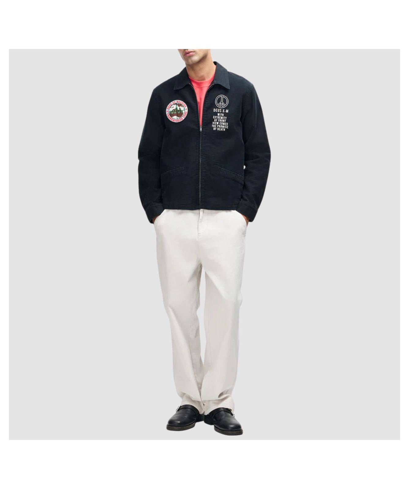 Men's Deus Ex Machina Souvenir Jacket - Black | Kular Fashion