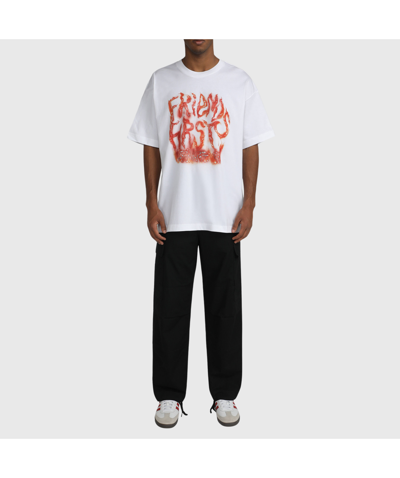 Carhartt WIP Babybrush 'Friends First' T-Shirt | White Carhartt WIP Babybrush 'Friends First' T-Shirt | White