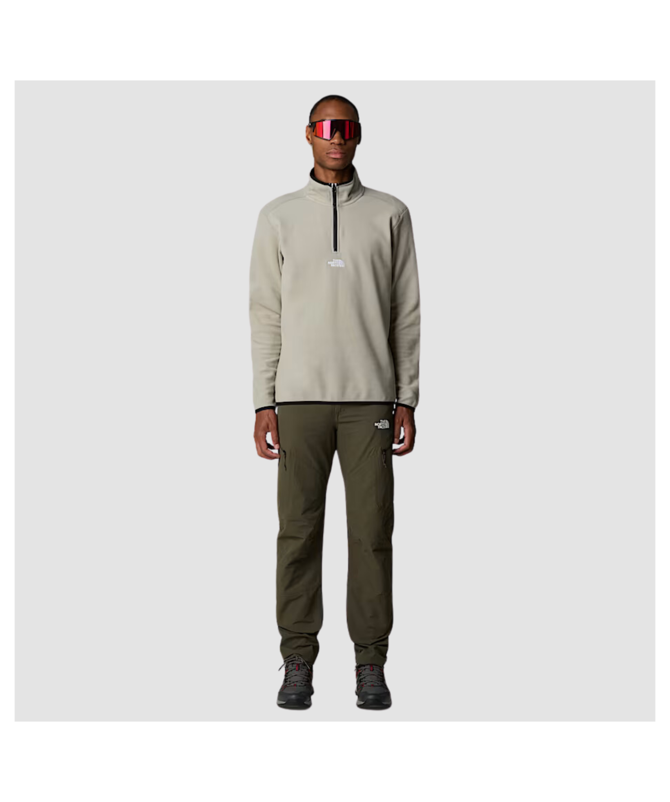 The North Face Men's Glacier ¼ Zip Fleece | Black - NF0A83I34H0