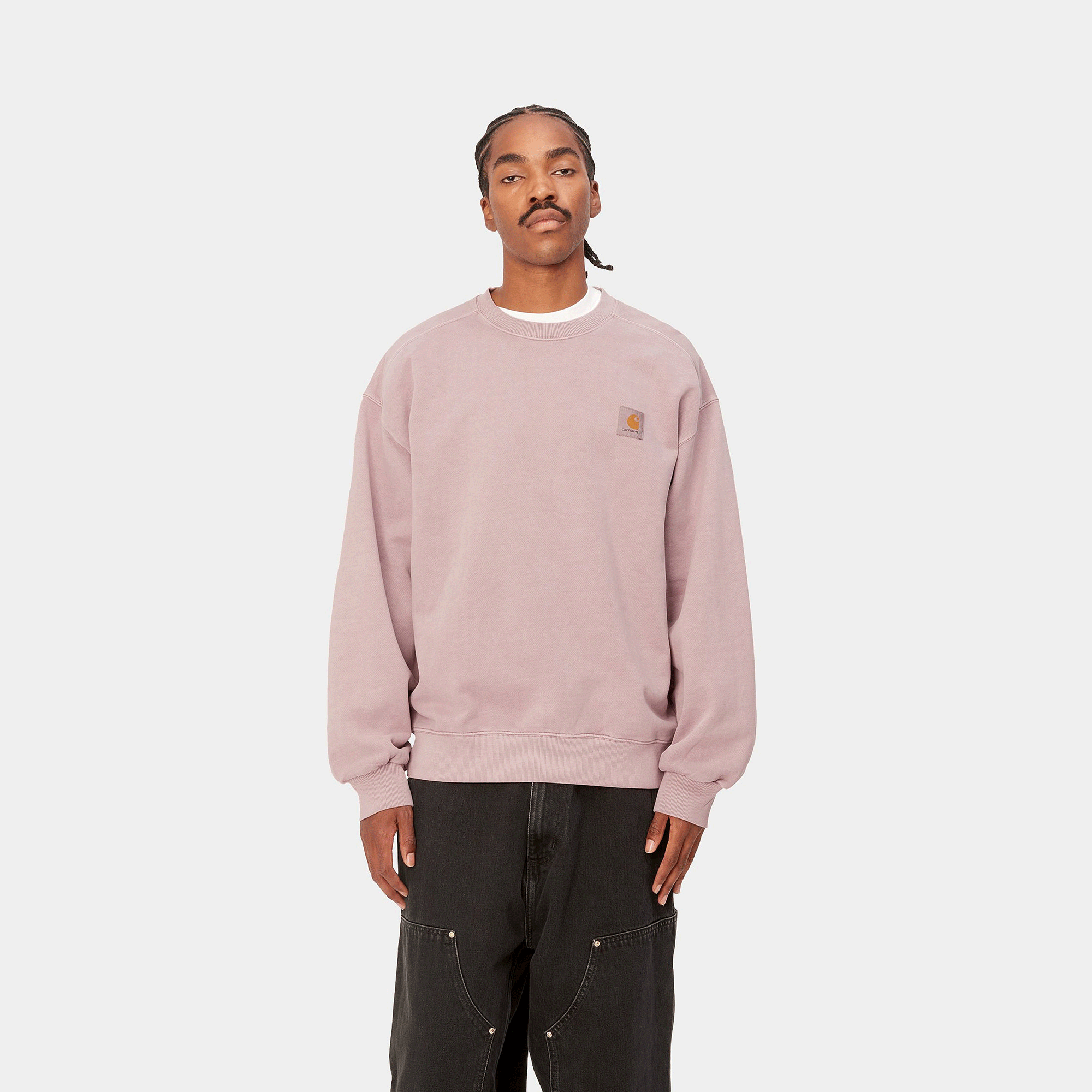 carhartt crew neck sweat 希少カラーpink Carhartt WIP Women's Carhartt Sweatshirt - Dusty Rose