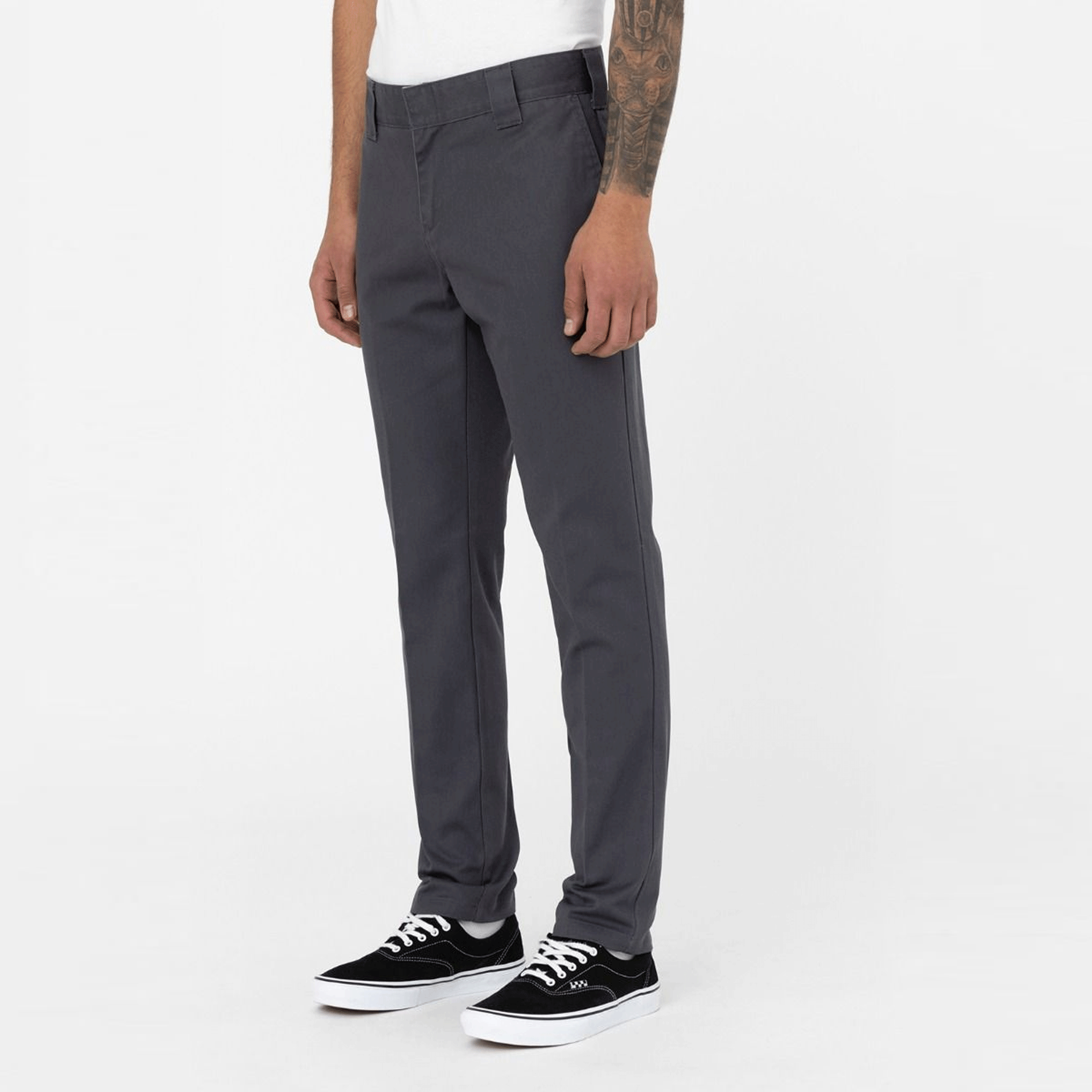 Dickies 872 Men's Slim Fit Work Trousers Charcoal DK0A4XK8CH01