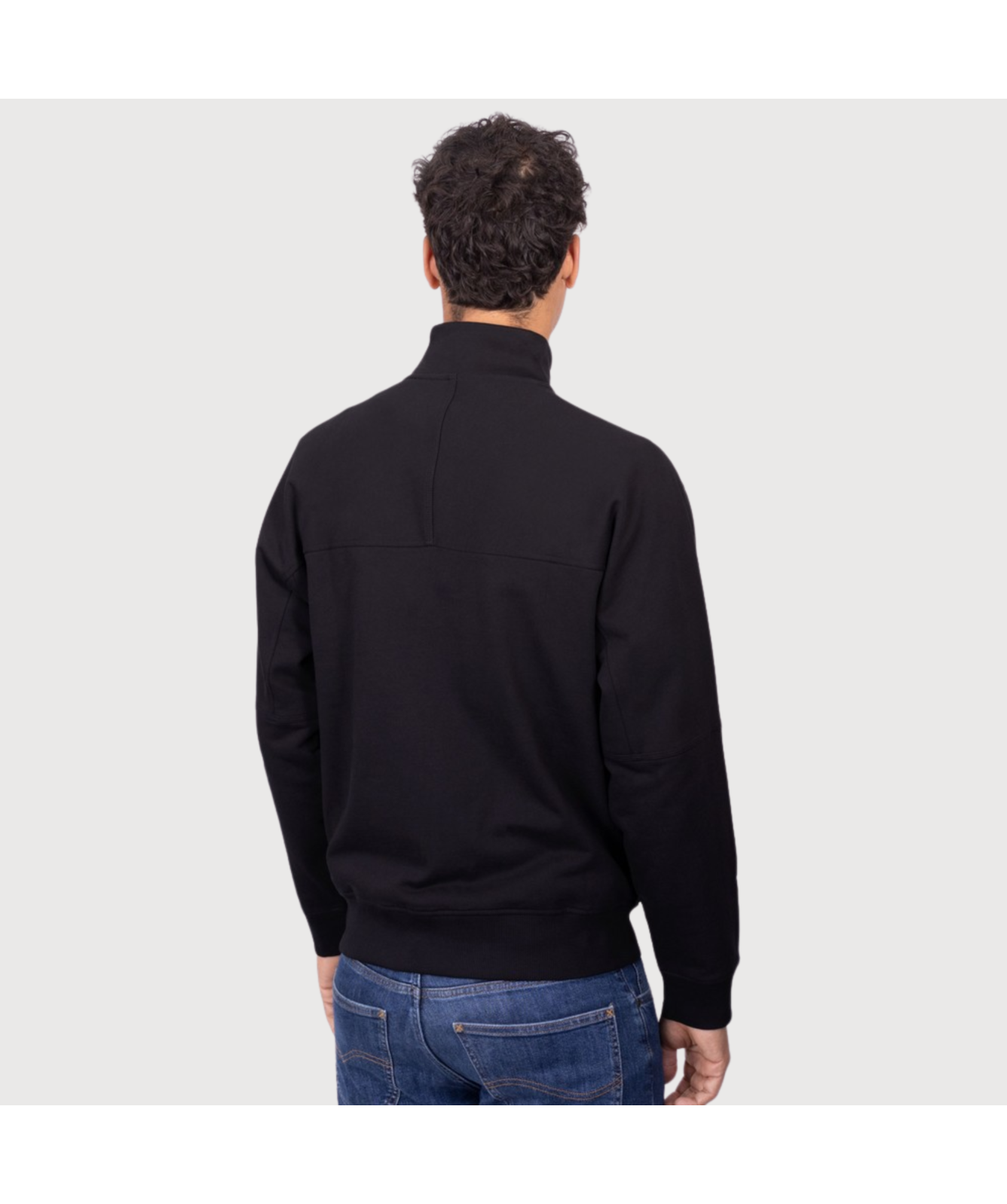 BOSS Orange Ze Work Half Zip Sweatshirt | (50545753) Black-001