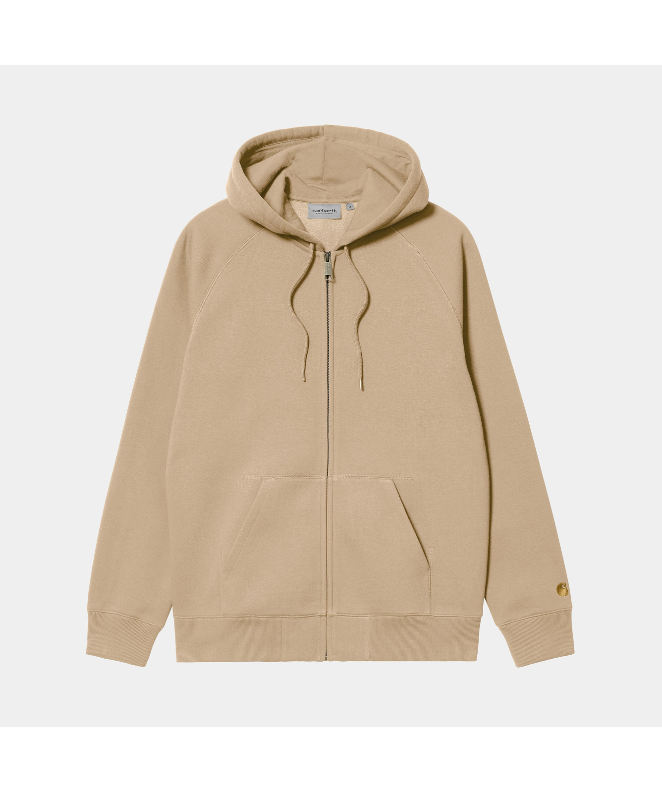 Carhartt WIP Hooded Chase Full-Zip Jacket | Ash Heather