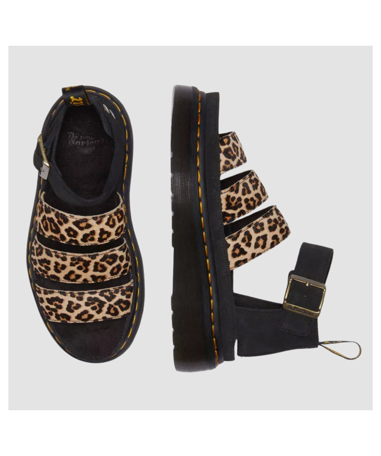 Platform Sandals Leopard Dr Martens Sandals Martens Women Clarissa