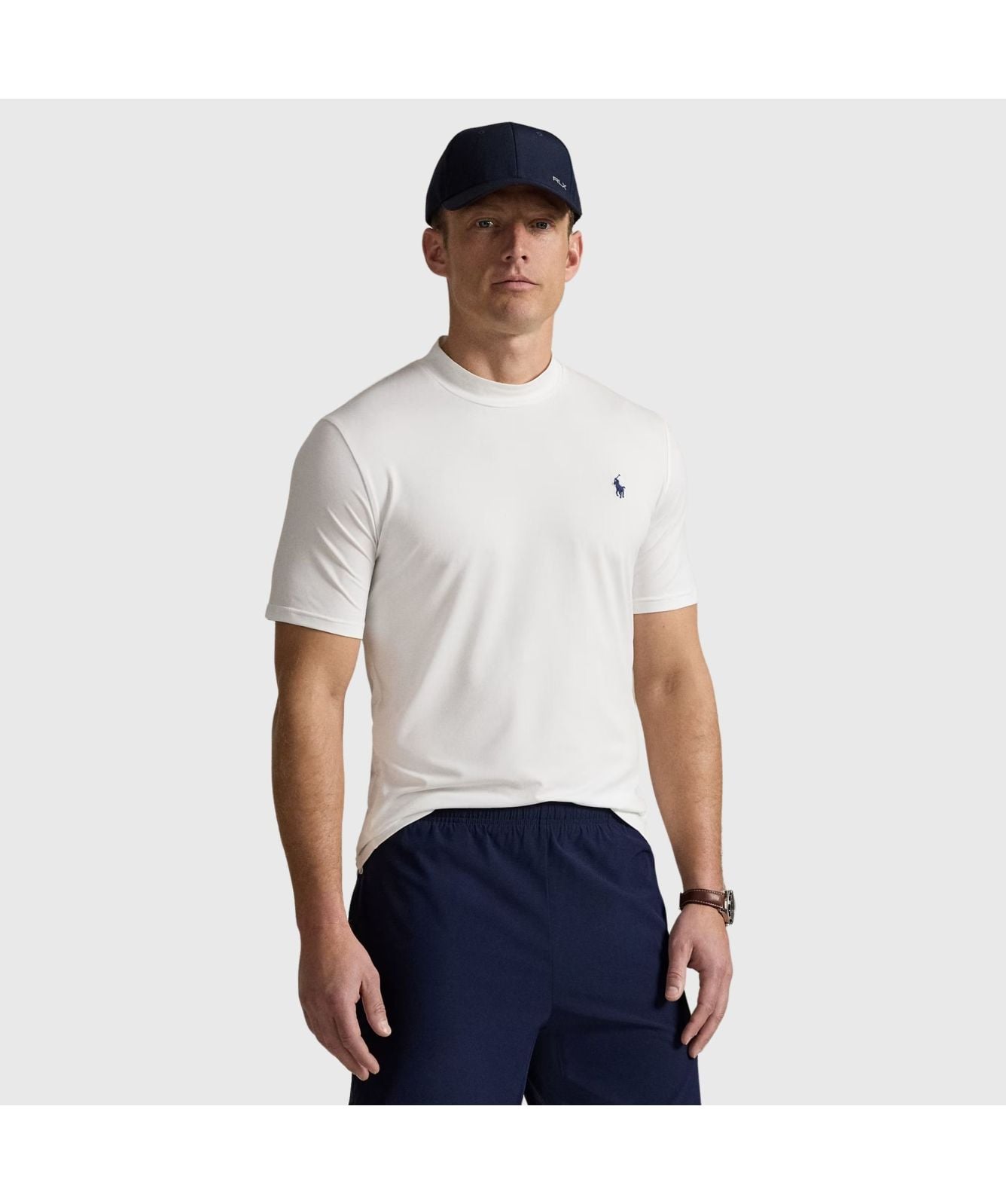 RLX by Ralph Lauren Tailored Fit Performance Mockneck T-Shirt