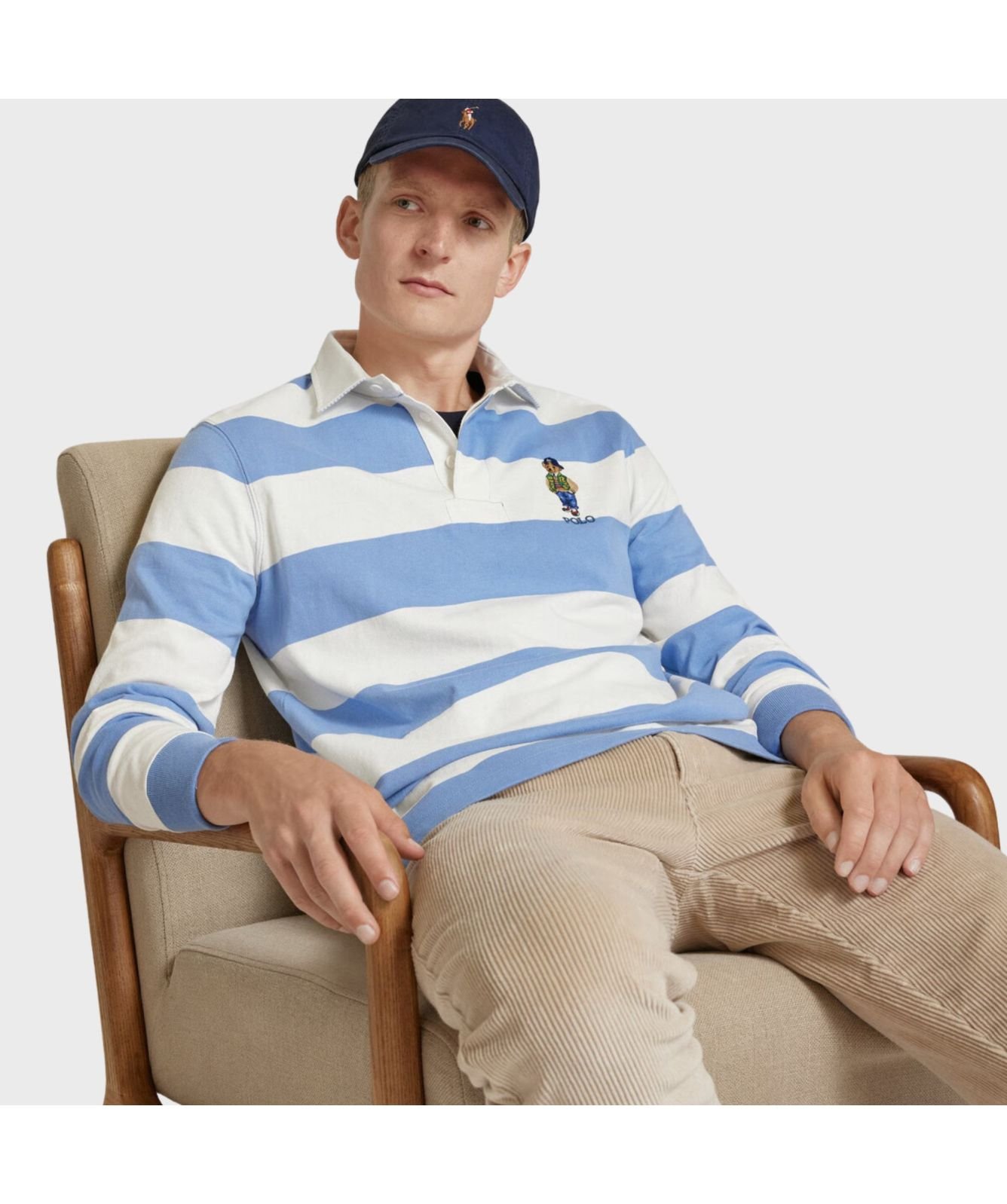 ウェア POLO RALPH LAUREN Classic fit rugby Polo Ralph Lauren Classic Fit Polo Bear Rugby Shirt | Blue