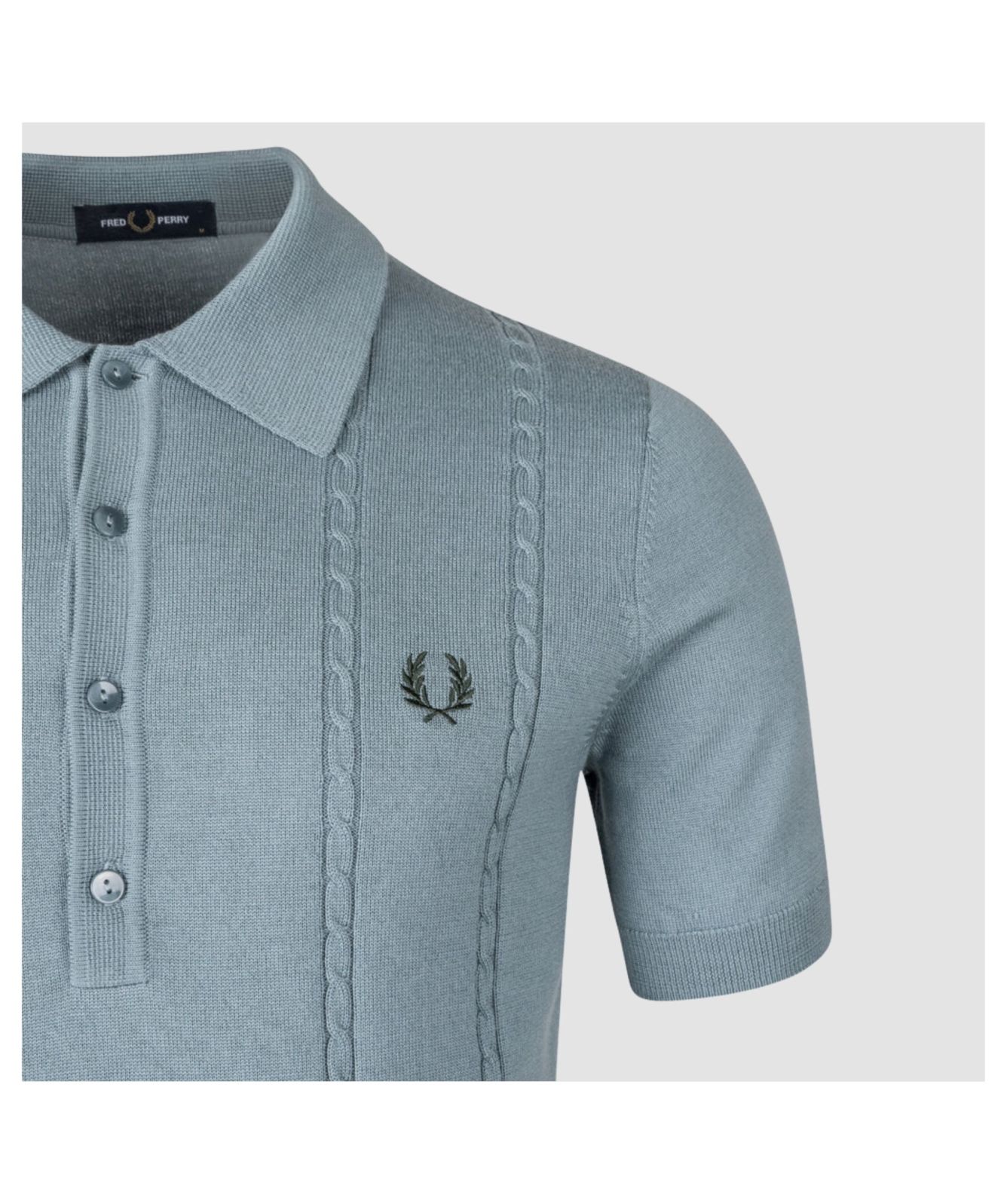 Men's Fred Perry Cable Knit Shirt | Kular Fashion