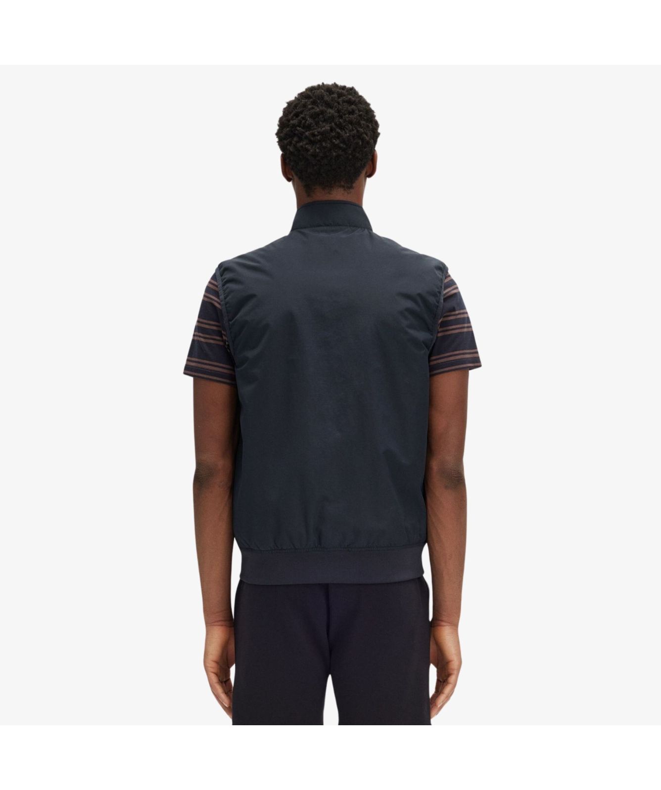 Fred Perry Regular Fit Brentham Gilet | Black-J8500-102-Navy-608