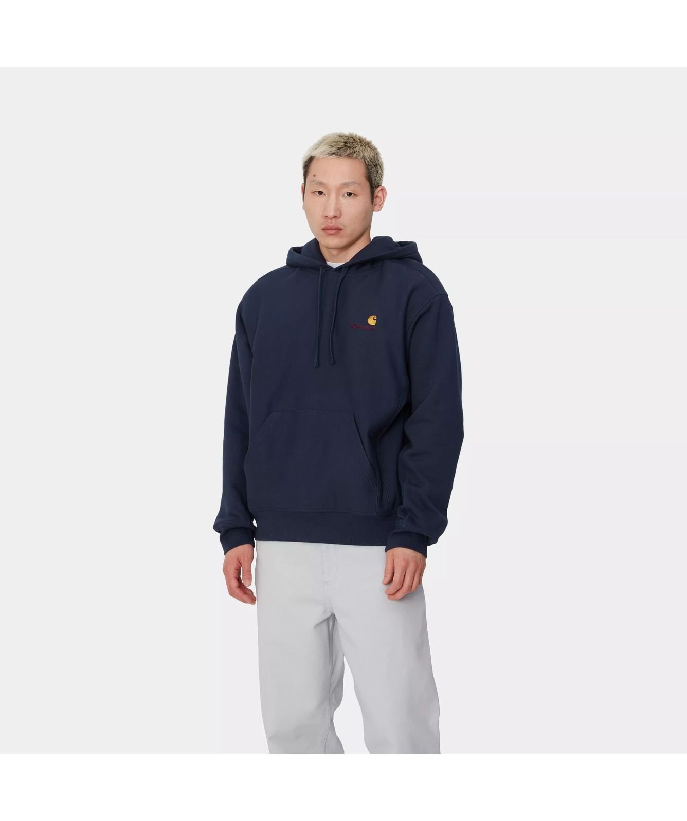 Carhartt WIP American Script Hoodie | Green-I028279-2BR-Tan