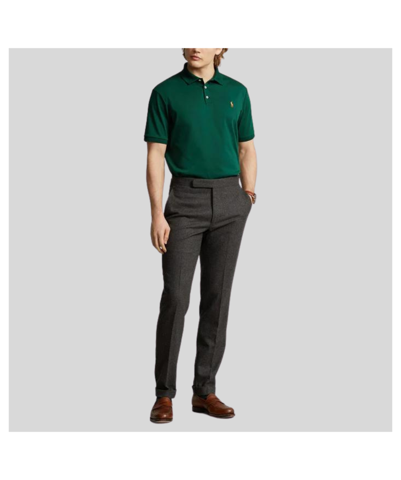 POLO RALPH LAUREN KNIT DRESS SHIRT 深緑 XS POLO RALPH LAUREN KNIT DRESS SHIRT 深緑 XS 【公式通販】