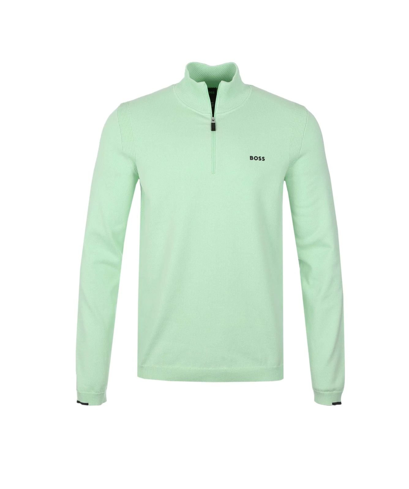 BOSS Ever X ¼zip Jumper in navy 50498518-402, sky blue