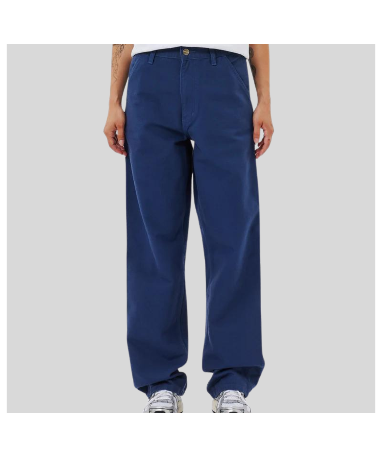 Carhartt WIP Men's Single Knee Pant | Dark Blue or Grey - I031497
