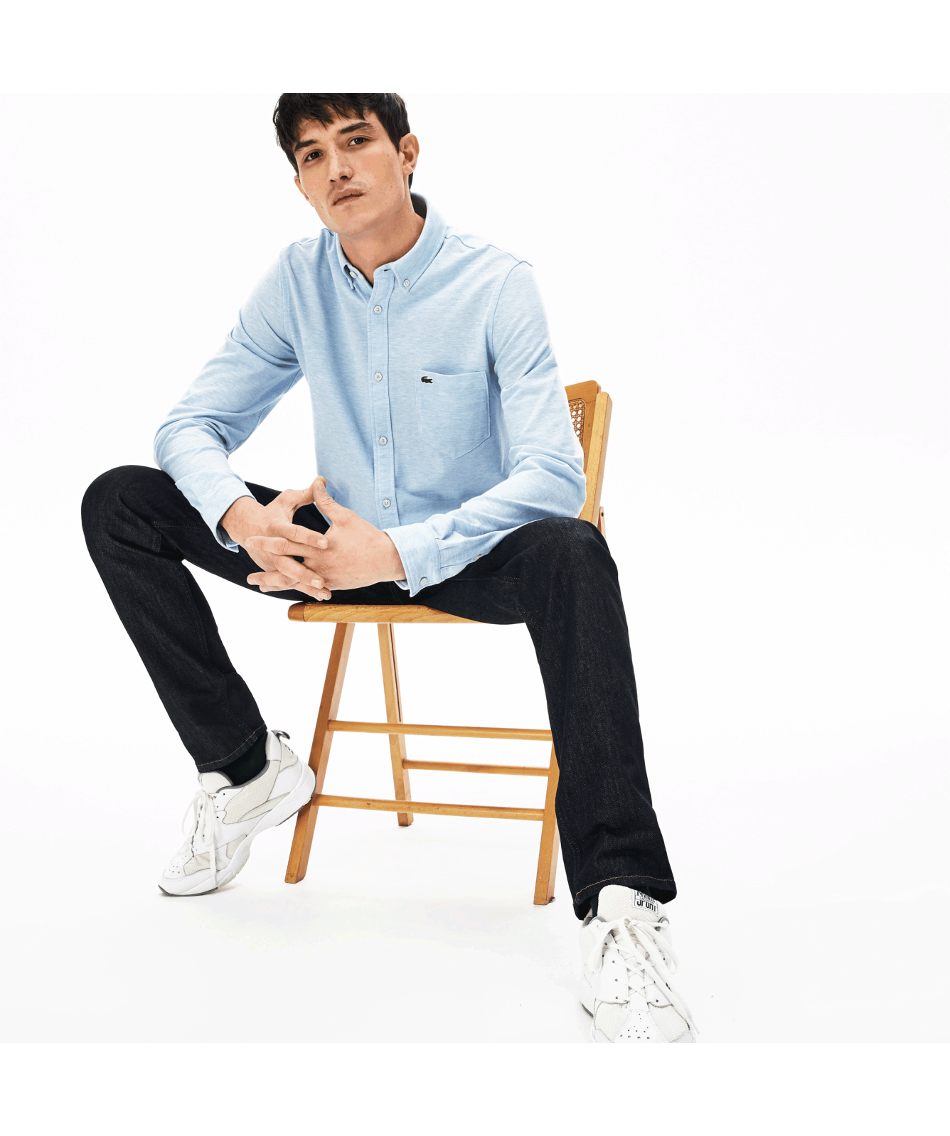 Lacoste Slim Fit Cotton Jersey Shirt | Blue Chine - CH5843 00 DRW | Kular  Fashion