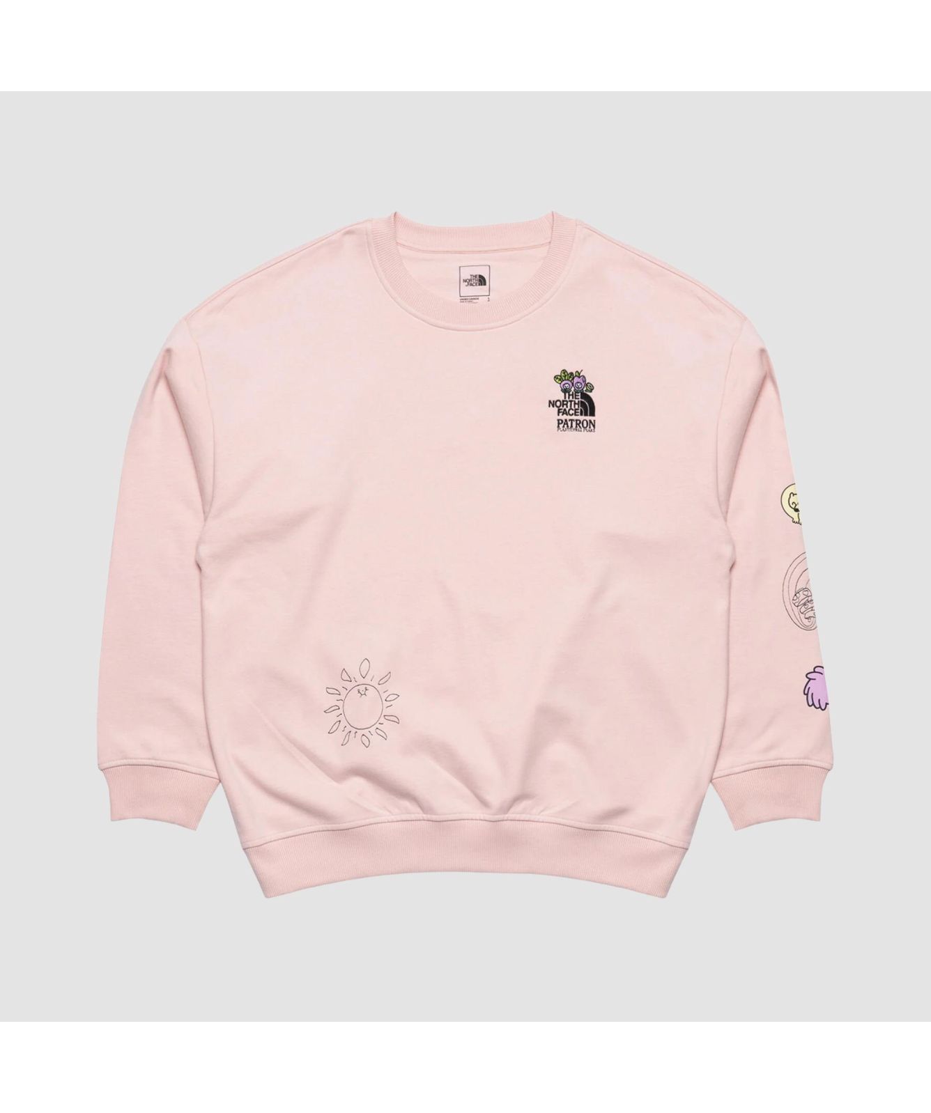 The North Face Unisex Mountain Cleanup Oversized Sweatshirt | Pink 