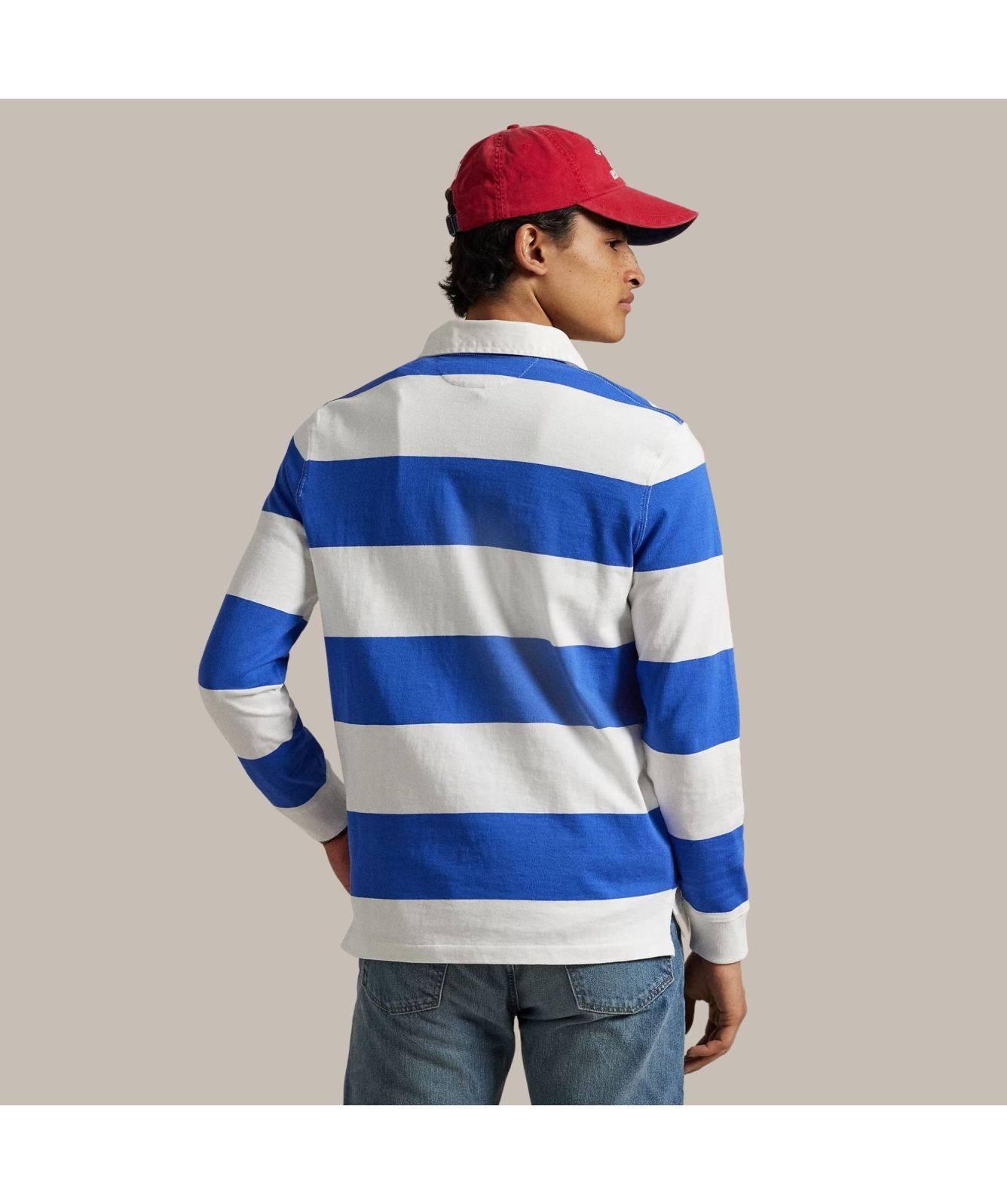 RALPH LAUREN RUGBY ラガーシャツ トリコロール S RALPH LAUREN