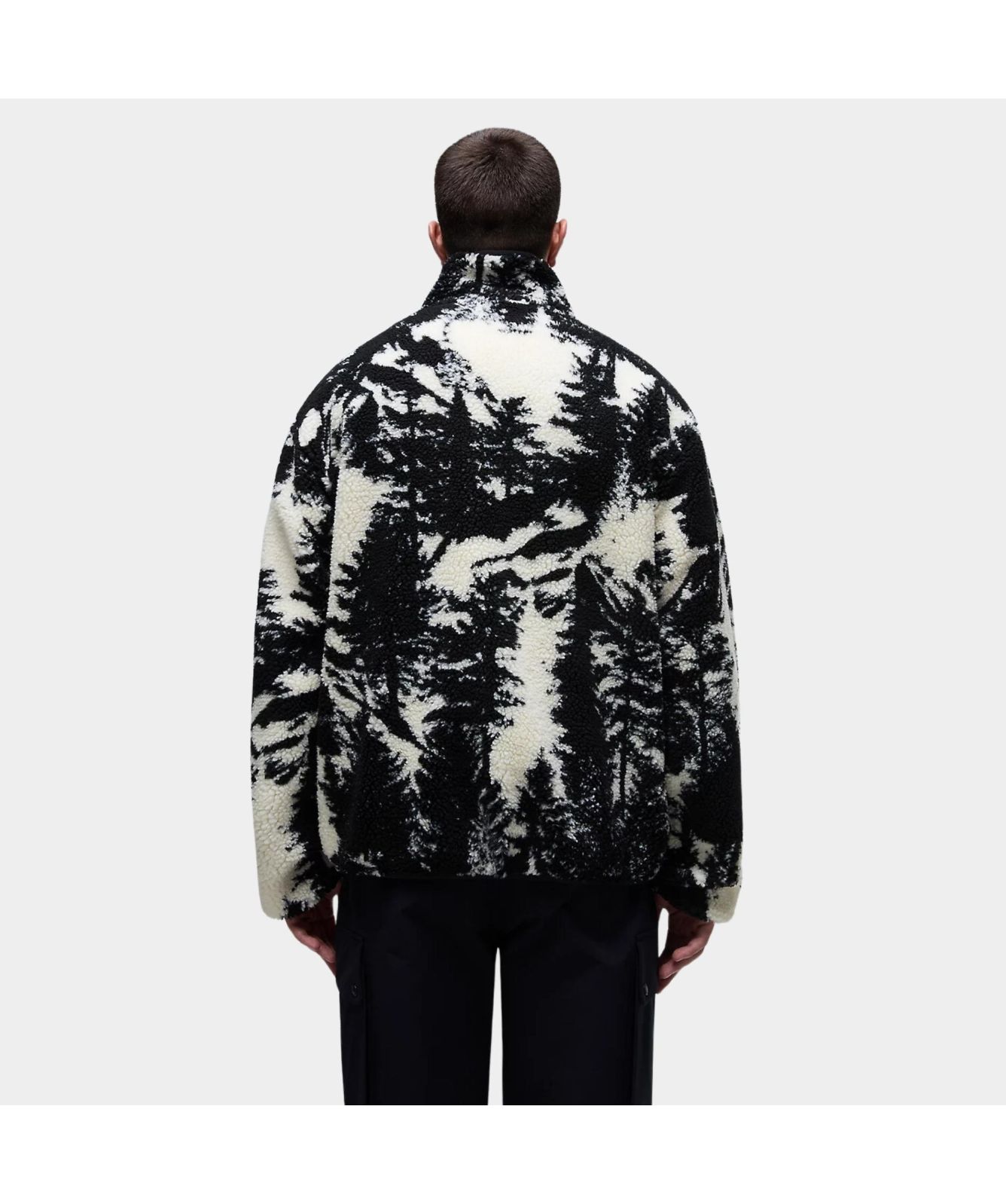 Napapijri Argient Full Zip Fleece Jacket | Black-NP0A4HZJF9R-Red