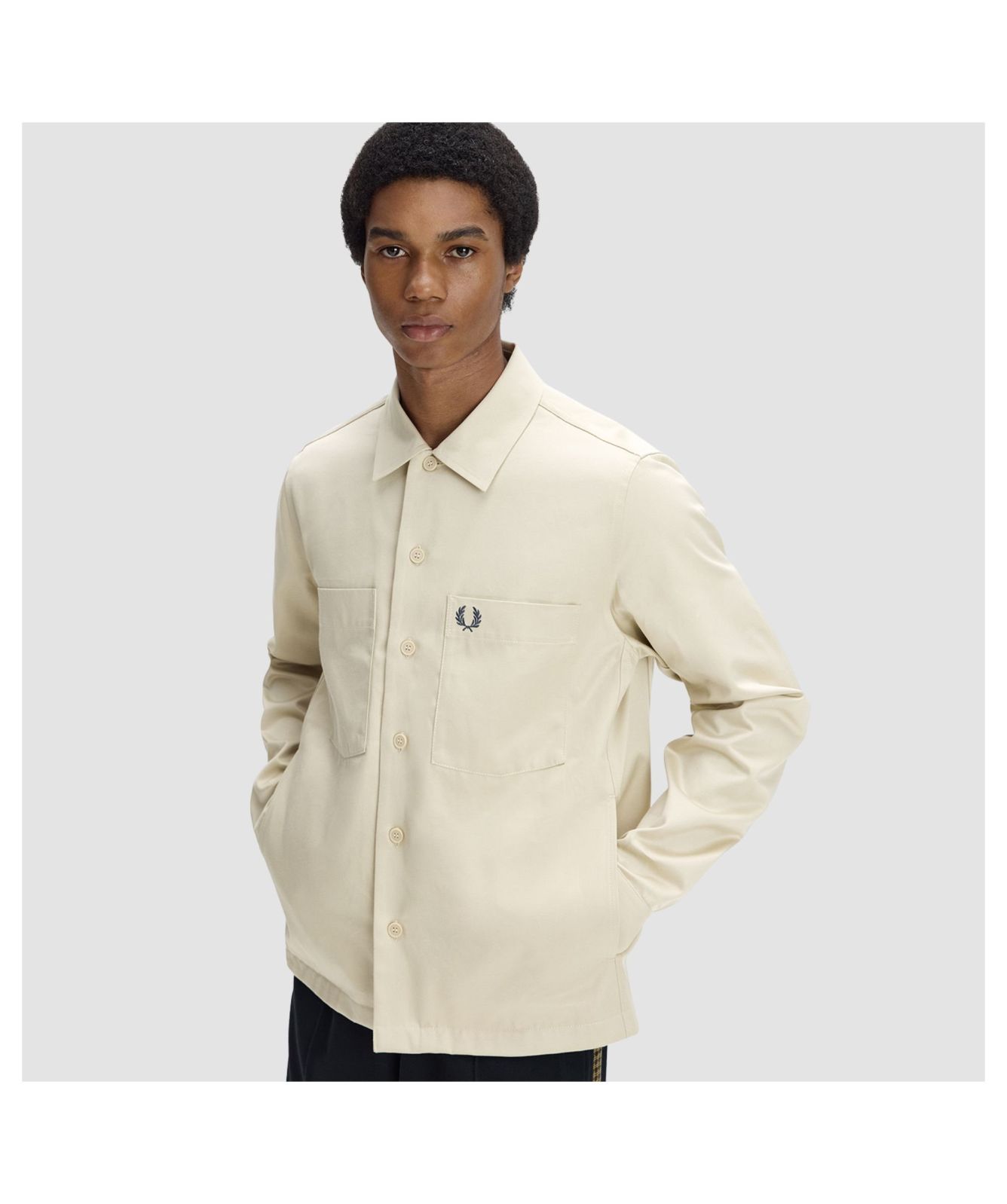 Men's Fred Perry Twill Overshirt | Kular Fashion