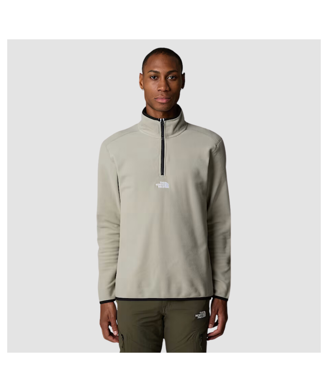 The North Face Men's Glacier ¼ Zip Fleece | Black - NF0A83I34H0