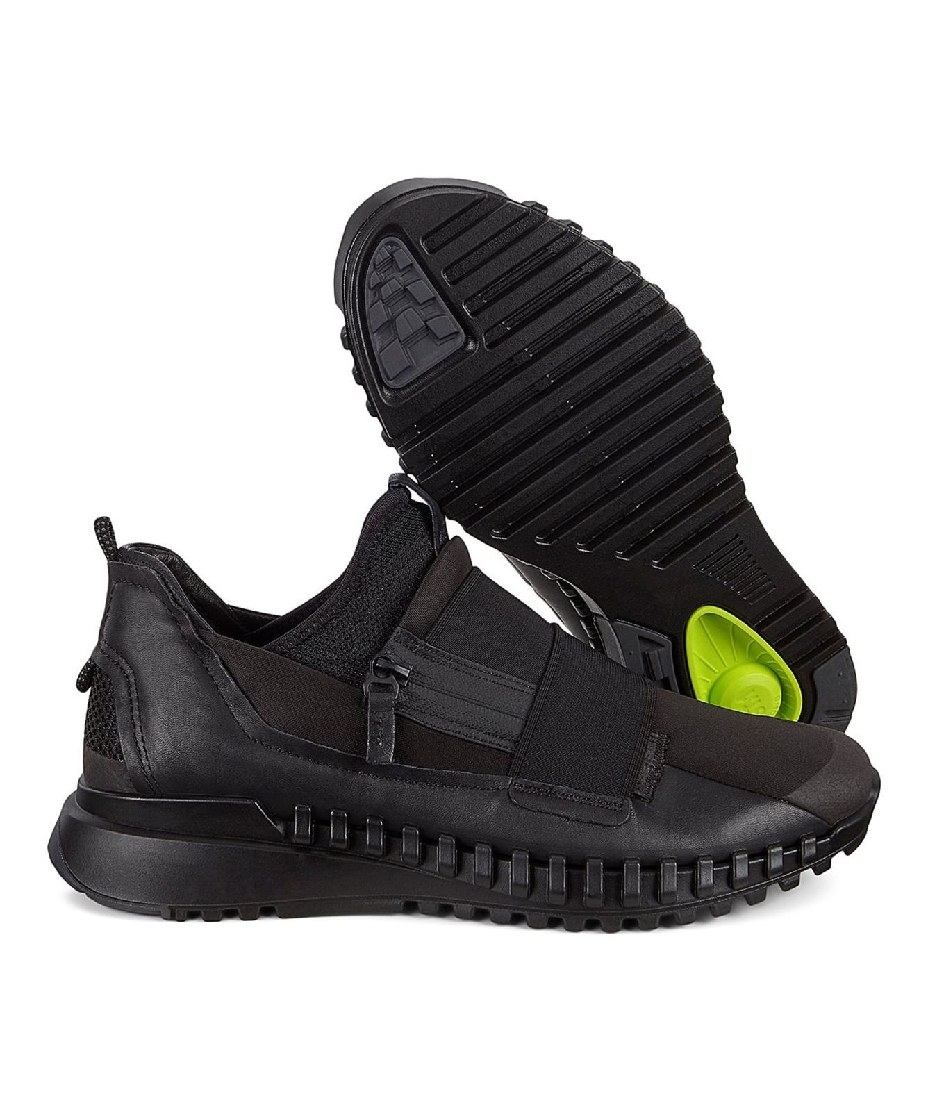 ECCO Men's Zip Flex Trainers Black