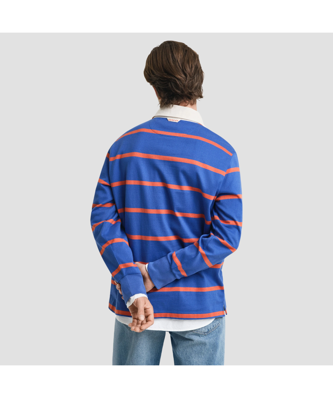 GANT Thin Striped Heavy Rugger | (2065052) Royal Blue-407, Cream