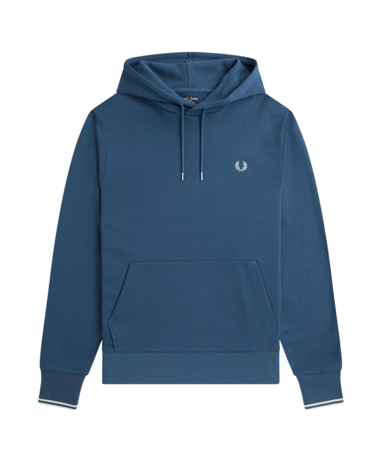 Sweat à Capuche Fred Perry Tipped Pour Homme - Lavage Main - Collection Automne-Hiver