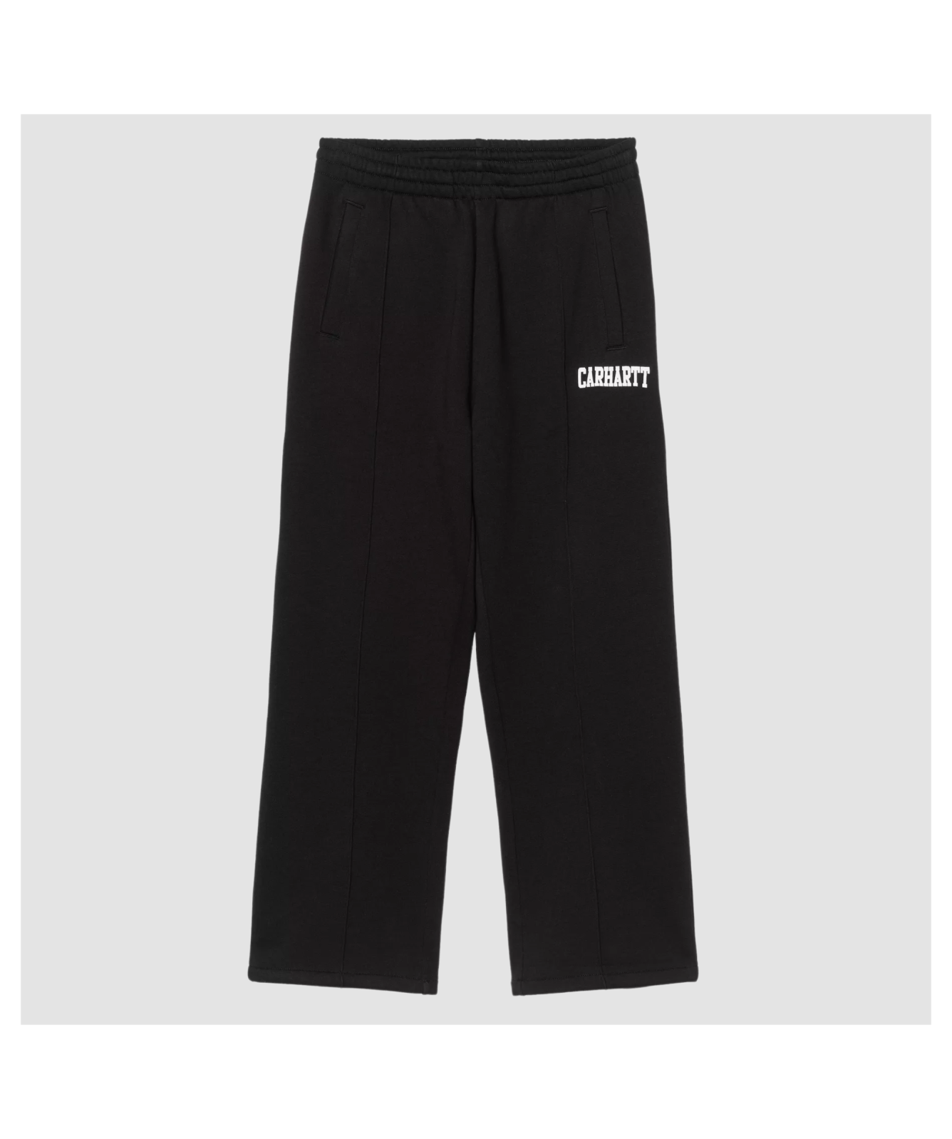 Men's Carhartt WIP Pond Corps Sweat Pants - Black & Grey | Kular