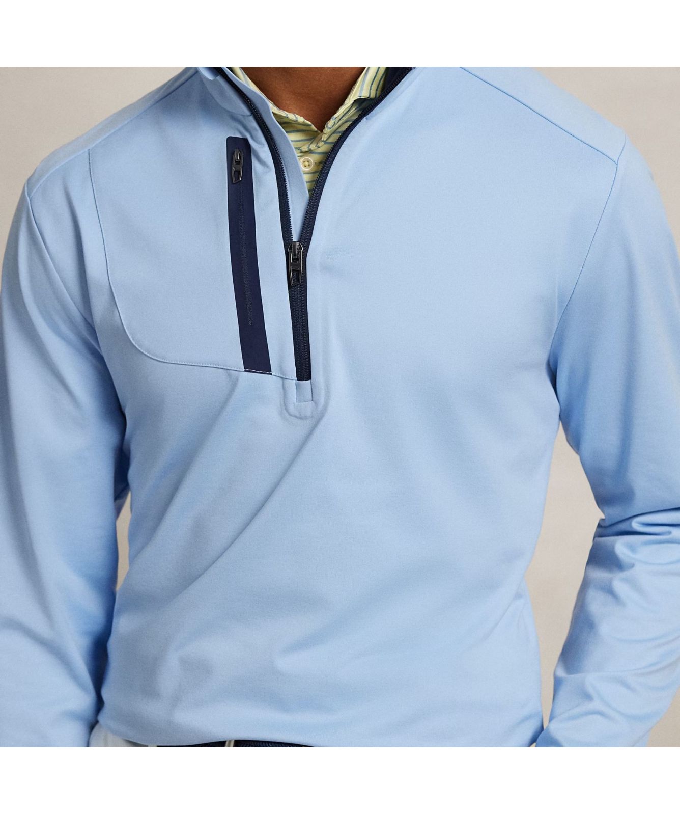 RLX by Ralph Lauren Stretch Jersey Pullover| Andover Heather