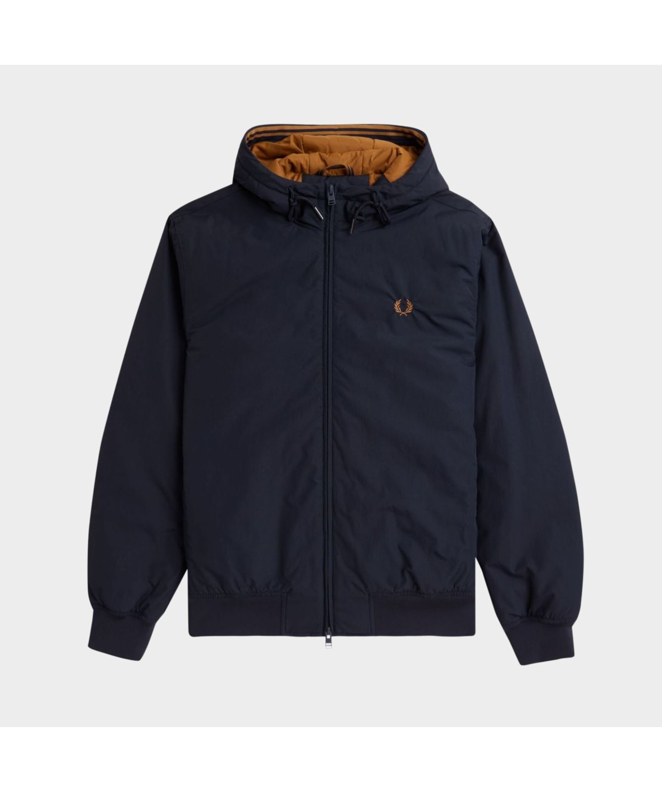 Fred Perry Brentham Hooded Jacket | Navy-J8616-608 -Kular Fashion
