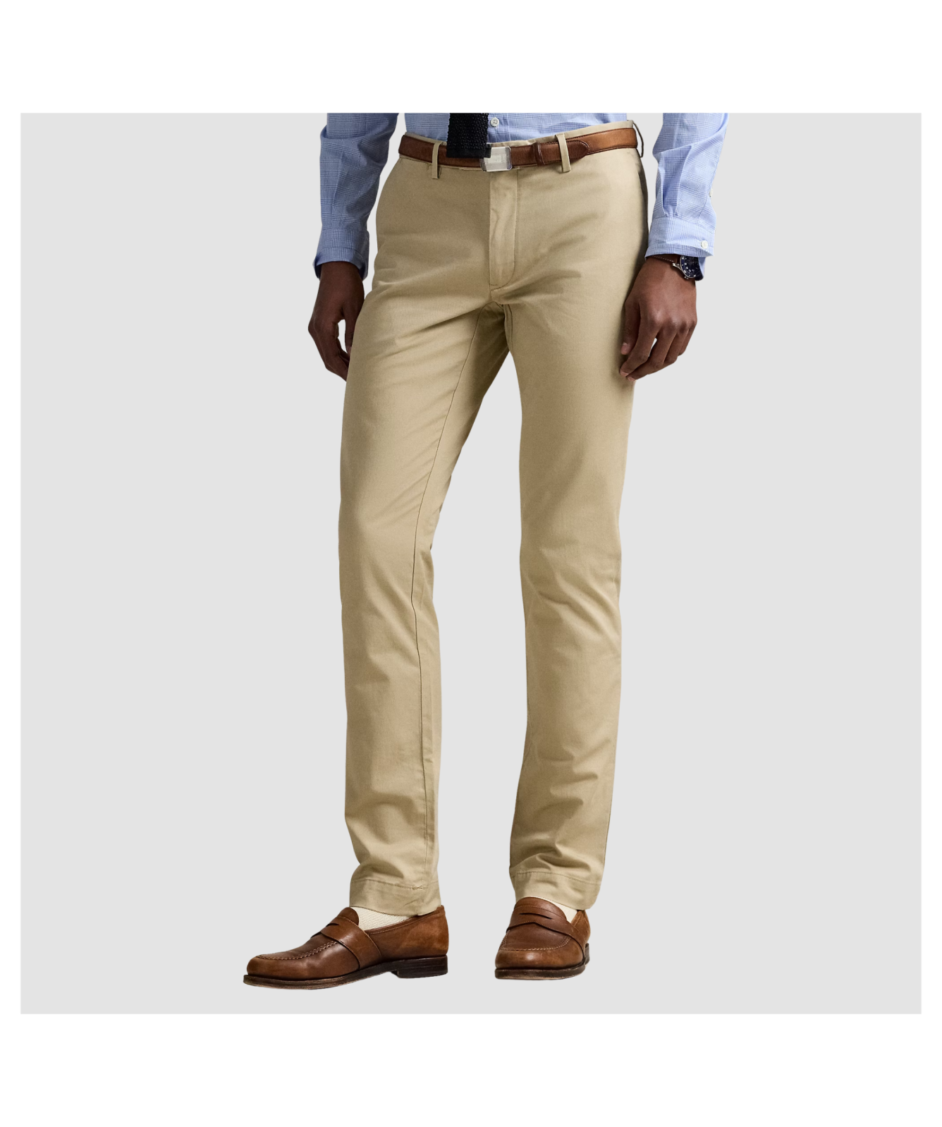 Polo Ralph Lauren Stretch Slim Fit Chino Trouser - Beige | Kular Fashion