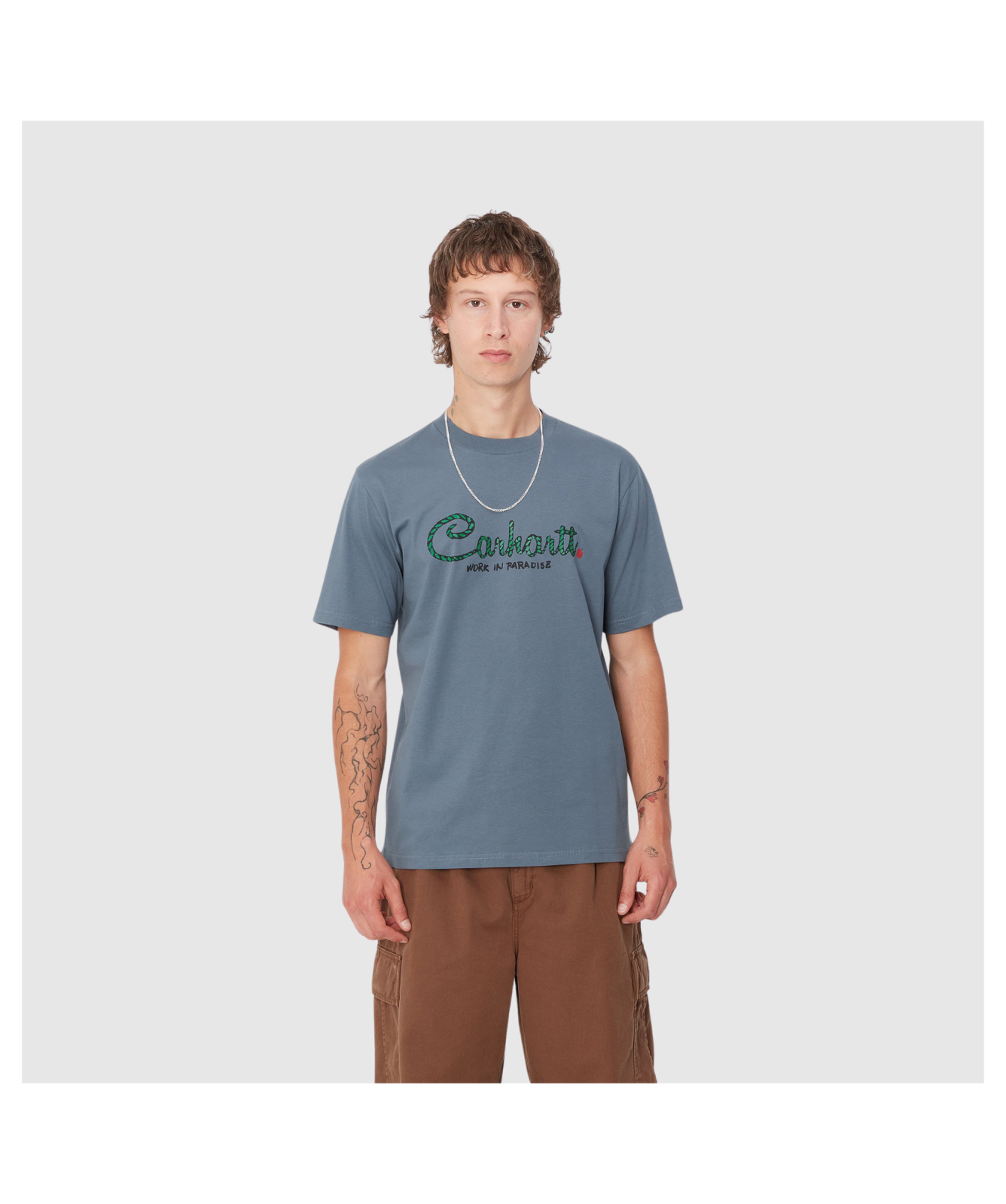 CVLTE ロンT Tシャツ　paradise Carhartt WIP Paradise Script Men's Tee | Black - ﻿﻿I033948_89_XX