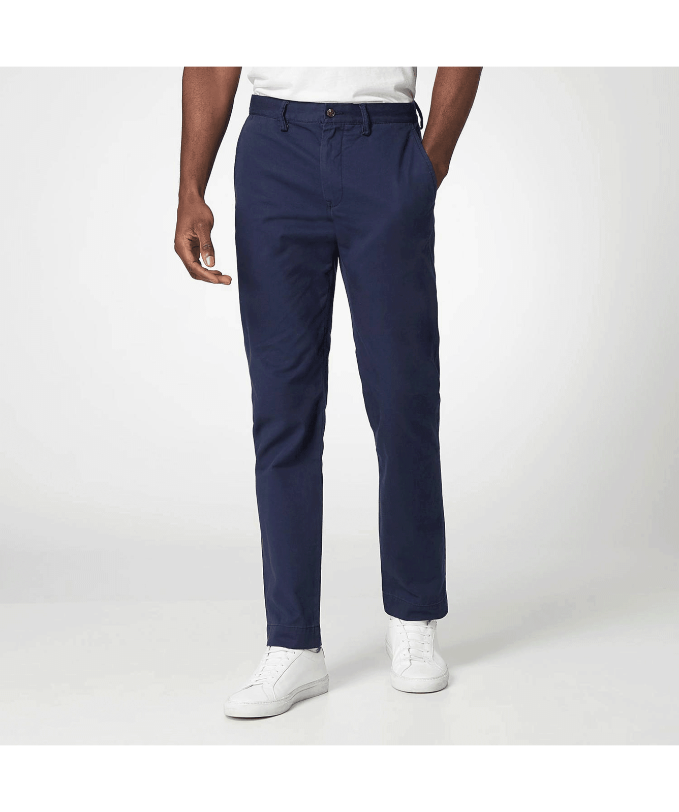【訳あり】POLO RALPH LAUREN Bedford Chino LB POLO RALPH LAUREN BEDFORD MEN'S CLASSIC FIT FLAT FRONT BLUE