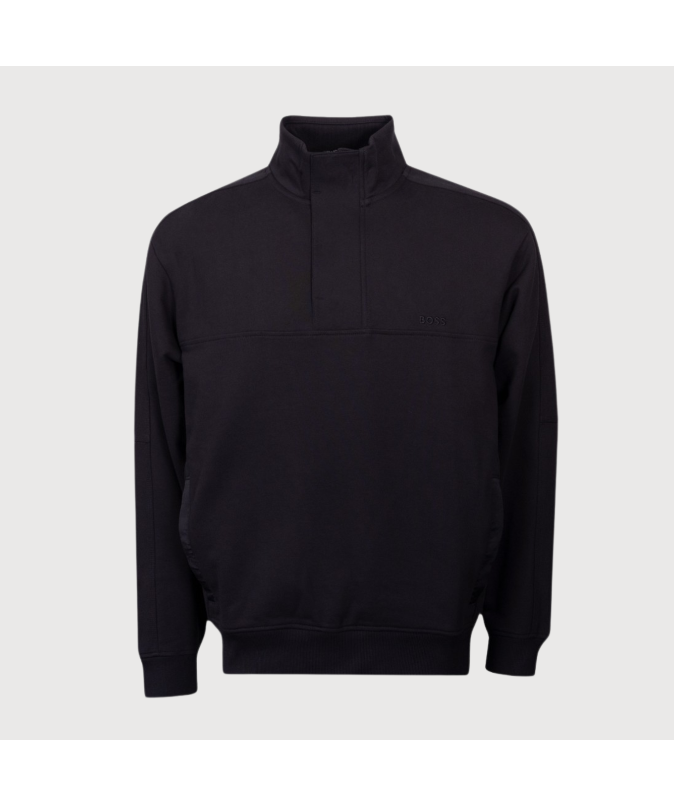 BOSS Orange Ze Work Half Zip Sweatshirt | (50545753) Black-001