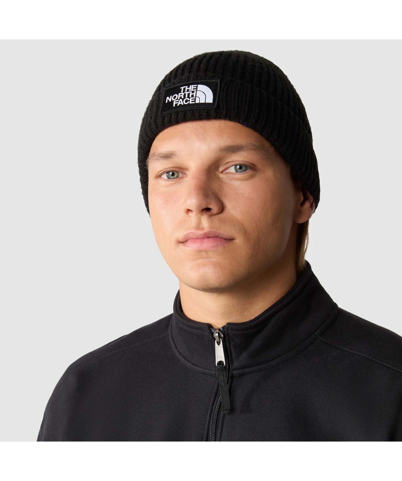 The North Face Box Logo Cuffed Unisex Beanie | Grey-NF0A3FJXDYY