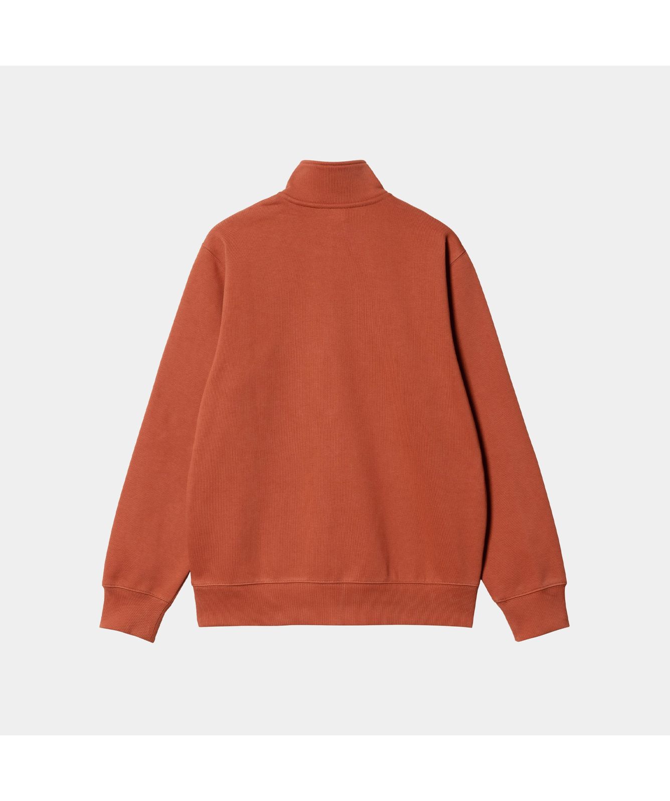 Carhartt Chase Neck Zip Sweatshirt | Orange-I027038-1DG -kular fashion