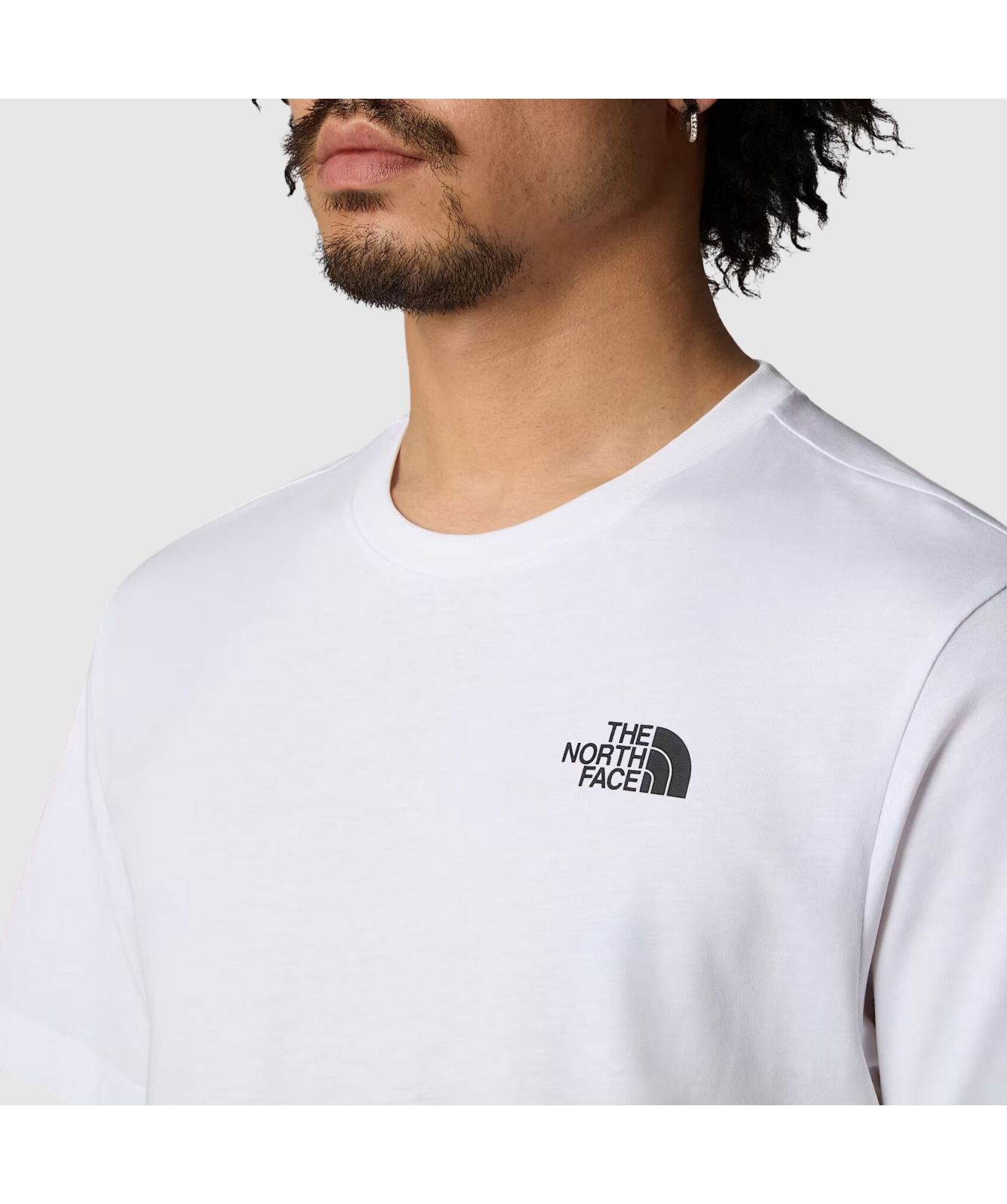 The North Face Vertical Men's Tee | White-NF0A89FP1FN4-Petro The North Face Vertical Men's Tee | White-NF0A89FP1FN4-Petro
