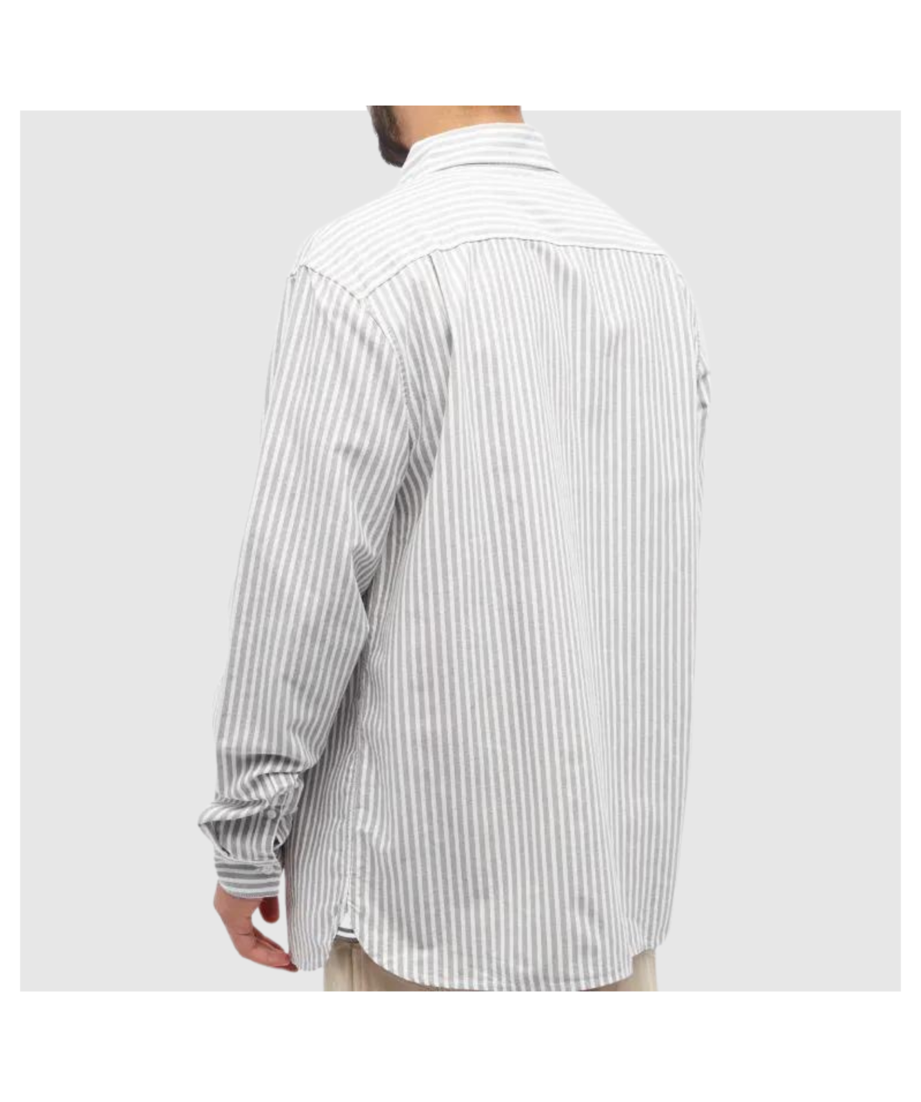 Fred Perry Men's Stripe Oxford Shirt | Grey - M6574-648