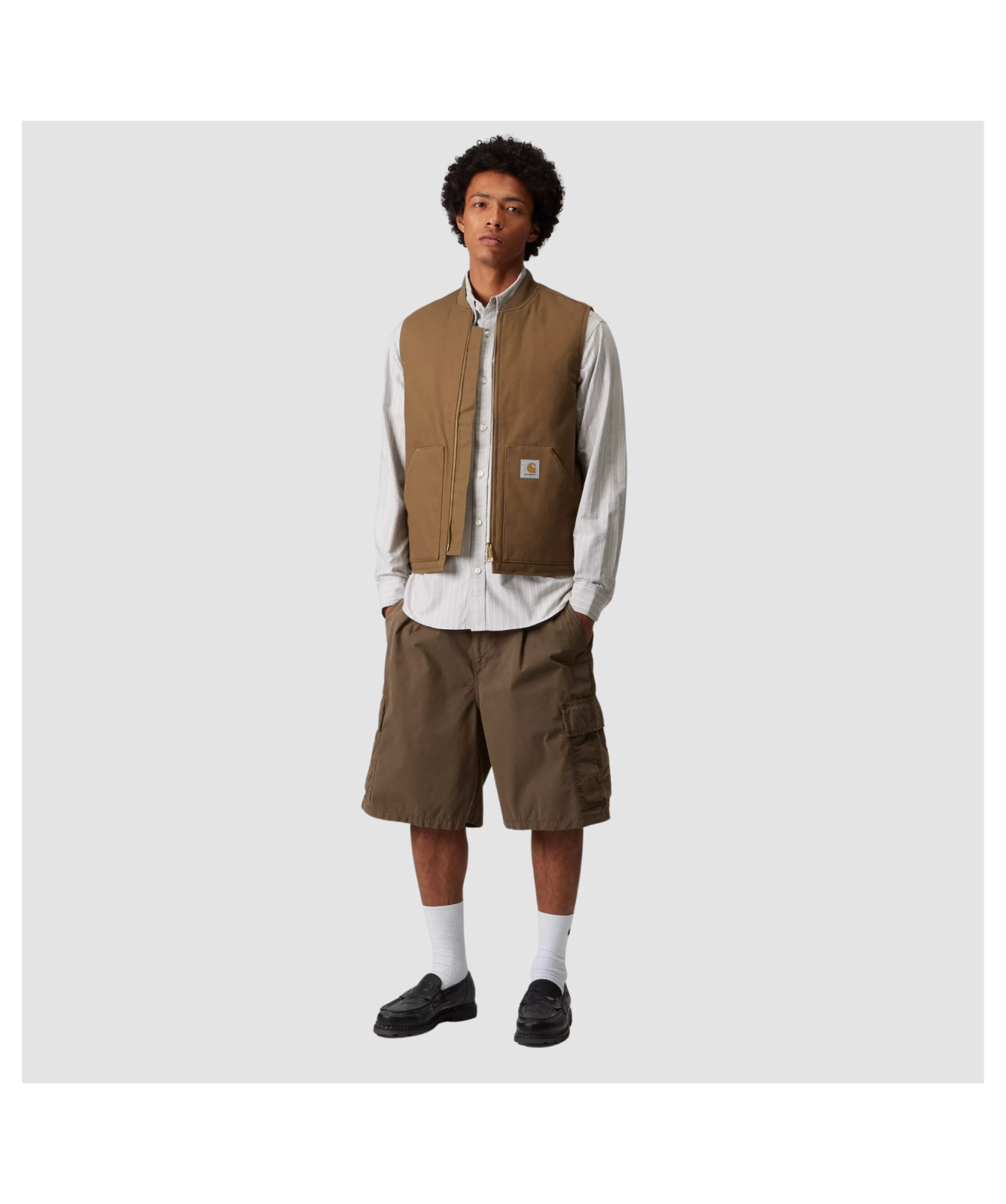 Carhartt WIP Canvas Quilt Vest Jacket | I028423-0WH | Kular Fashion