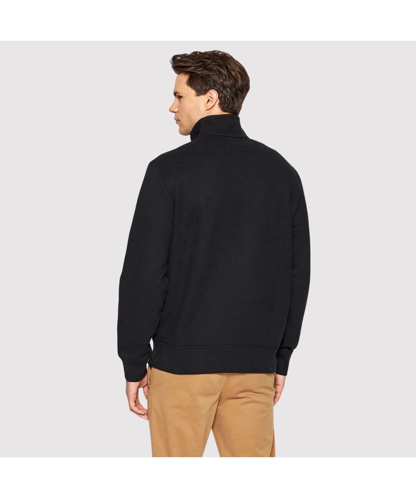 Polo Ralph Lauren Embroidered Logo ¼ Zip Sweatshirt | grey