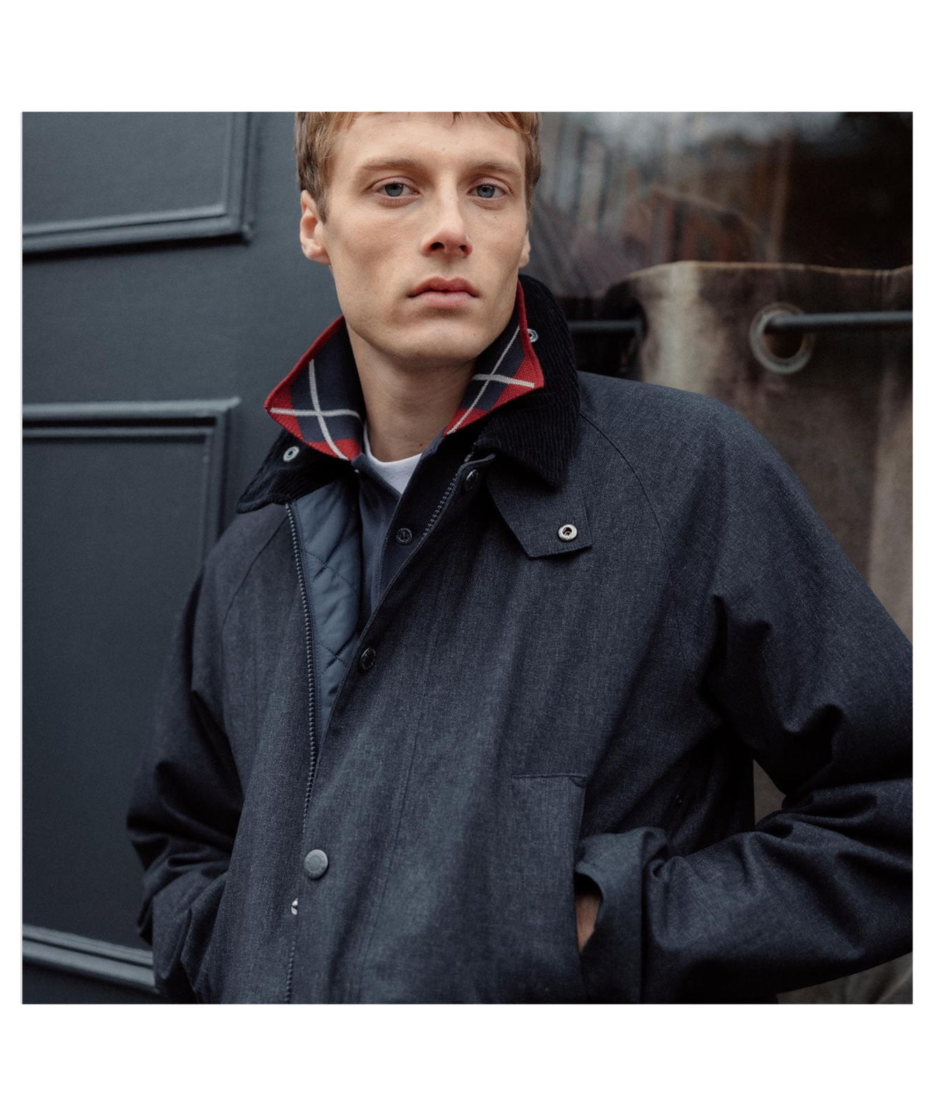 Barbour Men's Winter Beadle Waterproof Jacket | Navy