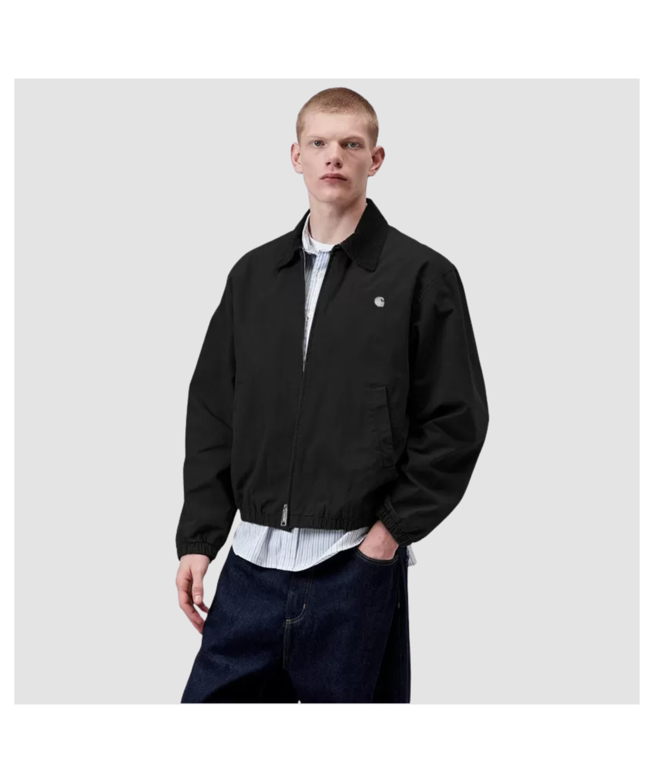 Carhartt WIP Madison Ripstop Jacket - Black & Brown | Kular Fashion