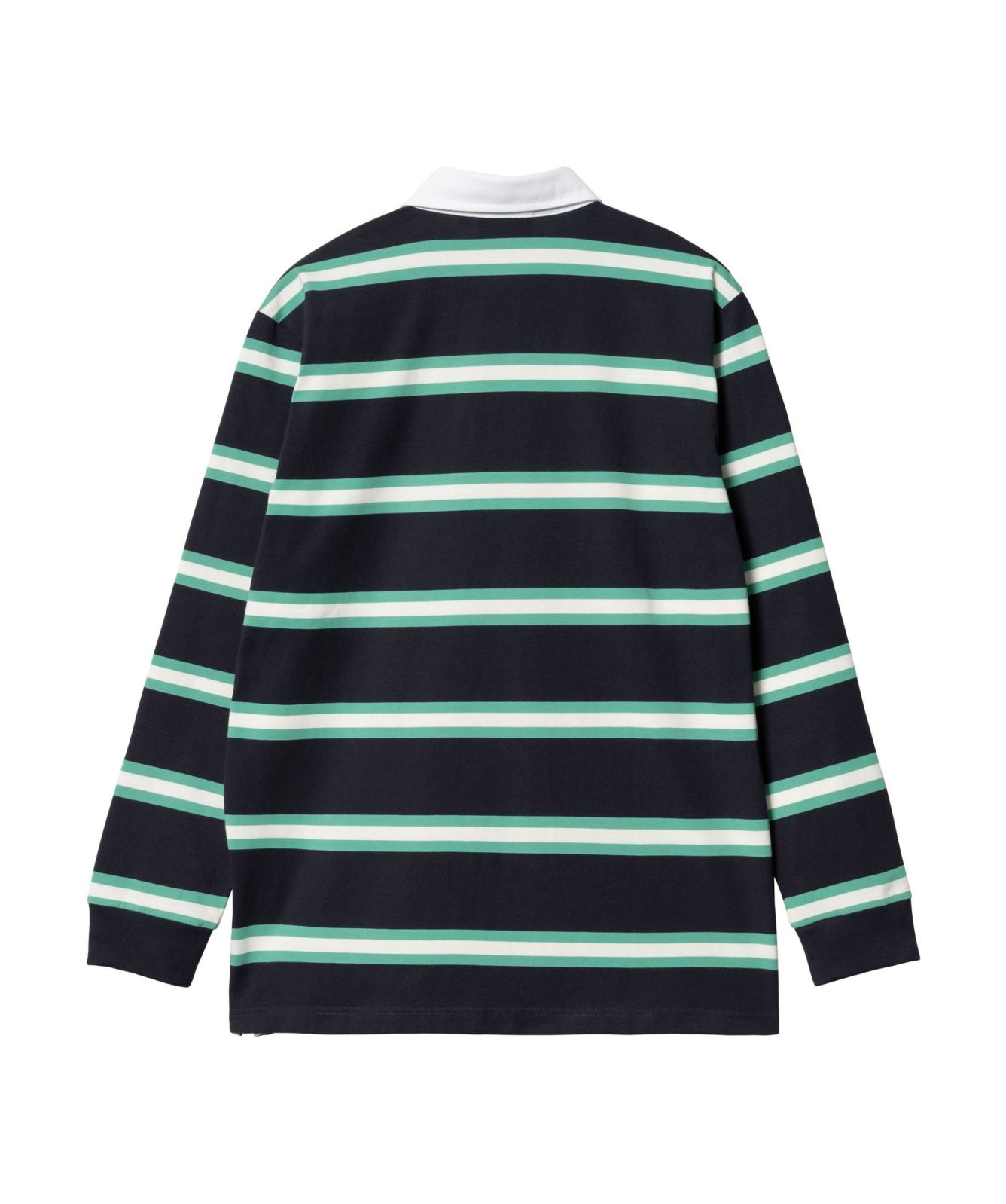Carhartt WIP Long Sleeve Tork Stripe Rugby Shirt | Navy-I031486 