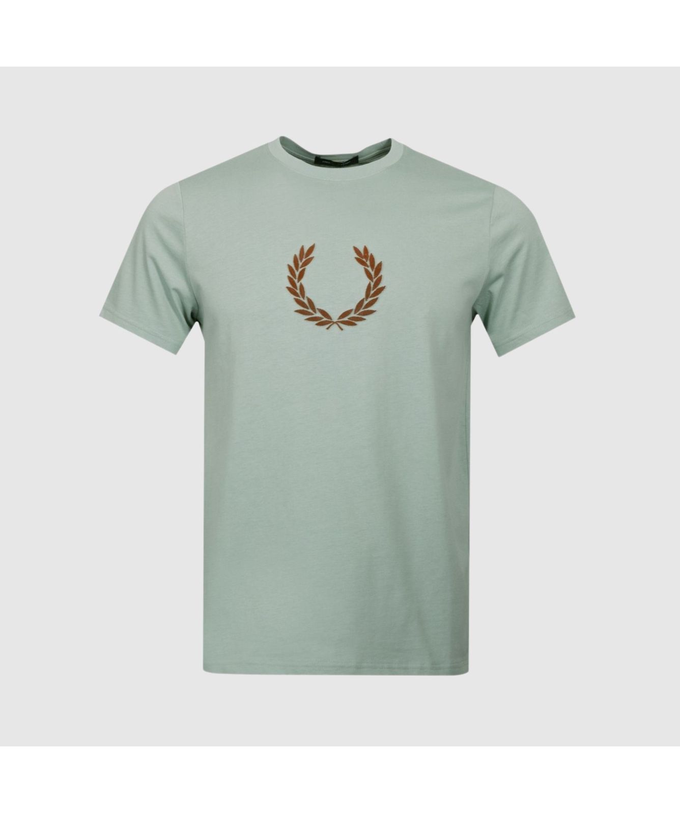 Fred Perry Textured Laurel Wreath Logo T-Shirt | Ecru-M8587