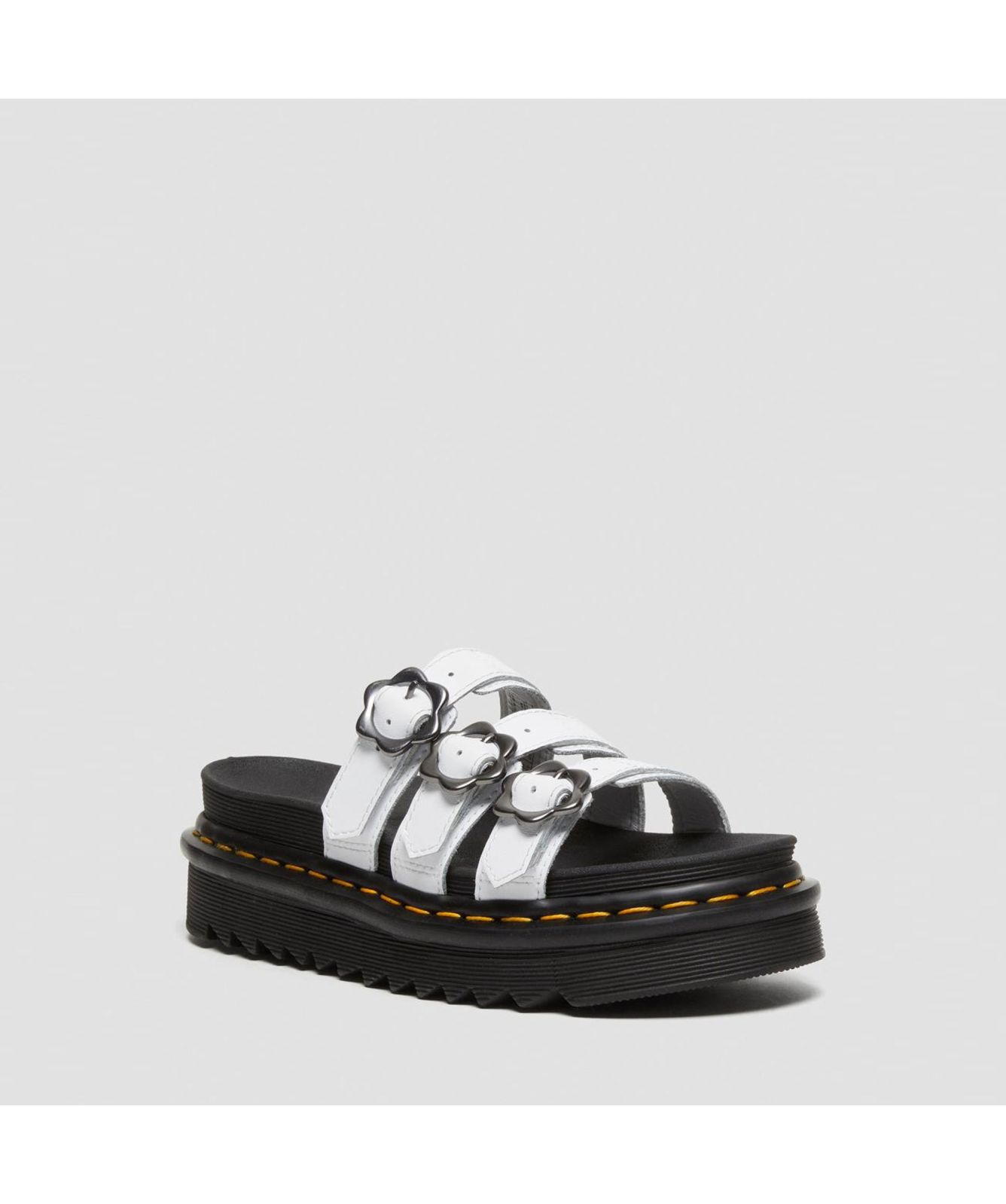Dr.Martens BLAIRE SLIDE FLOWER スライド サンダル Amazon.com | Dr. Martens Women's Blaire Slide Flower Sandal