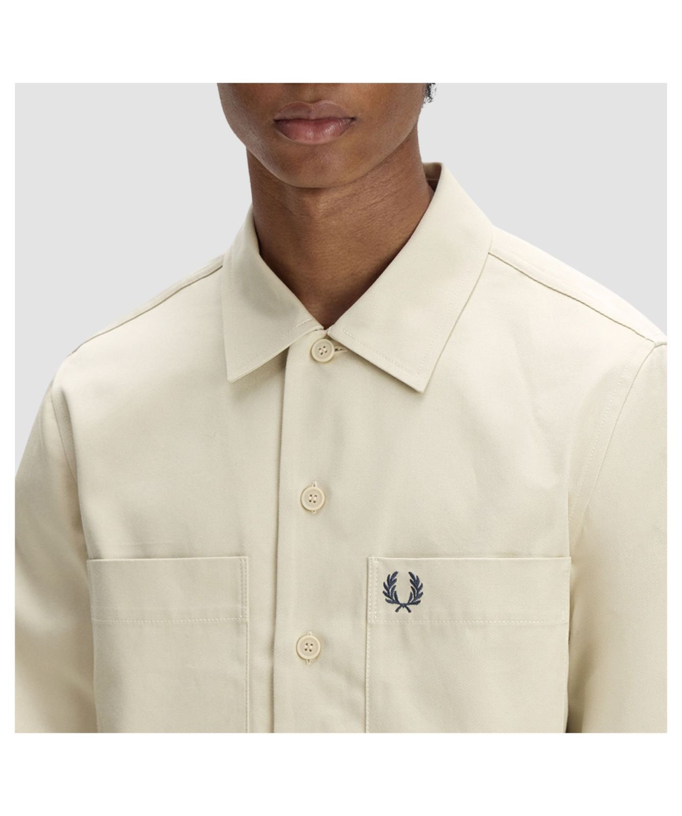 Men's Fred Perry Twill Overshirt | Kular Fashion