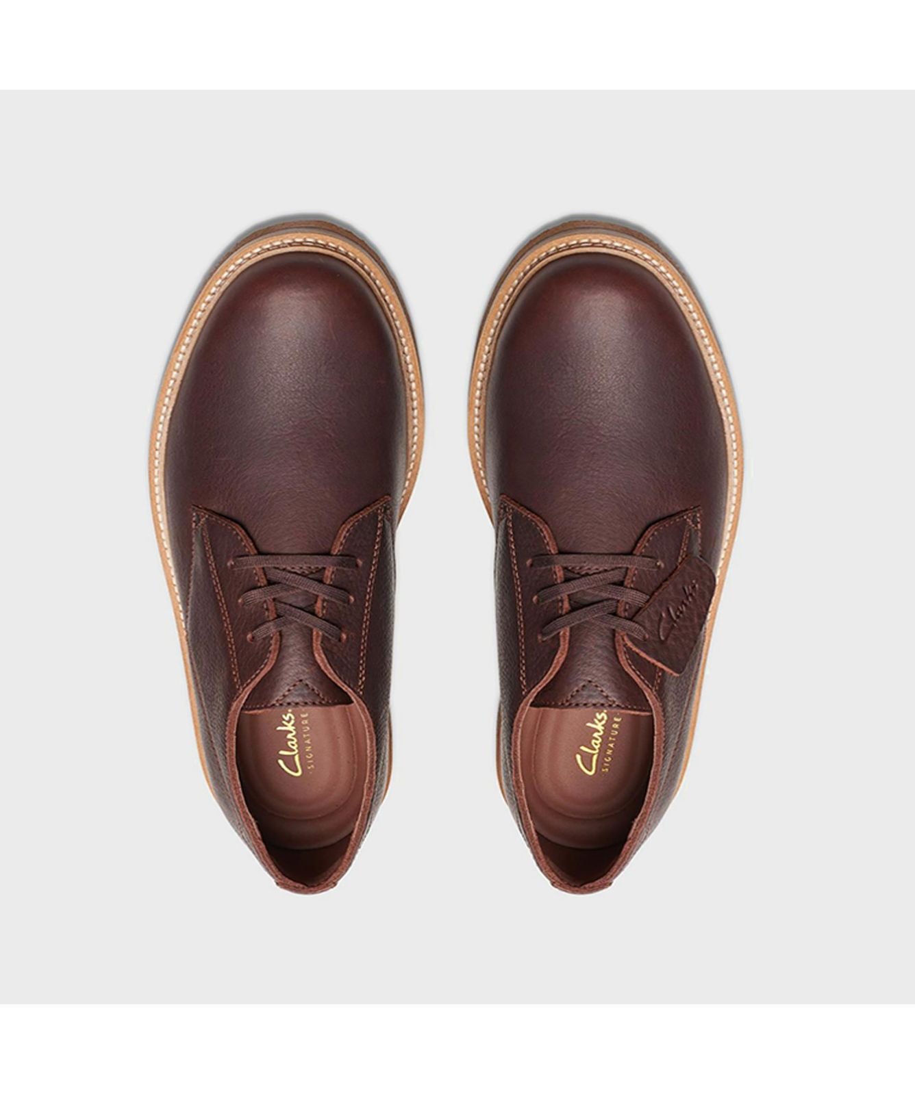 靴 Clarks Banbury Lace British Tan Leather Clarks Mens Banbury Lace Formal Shoes, British Tan Lea, 39.5