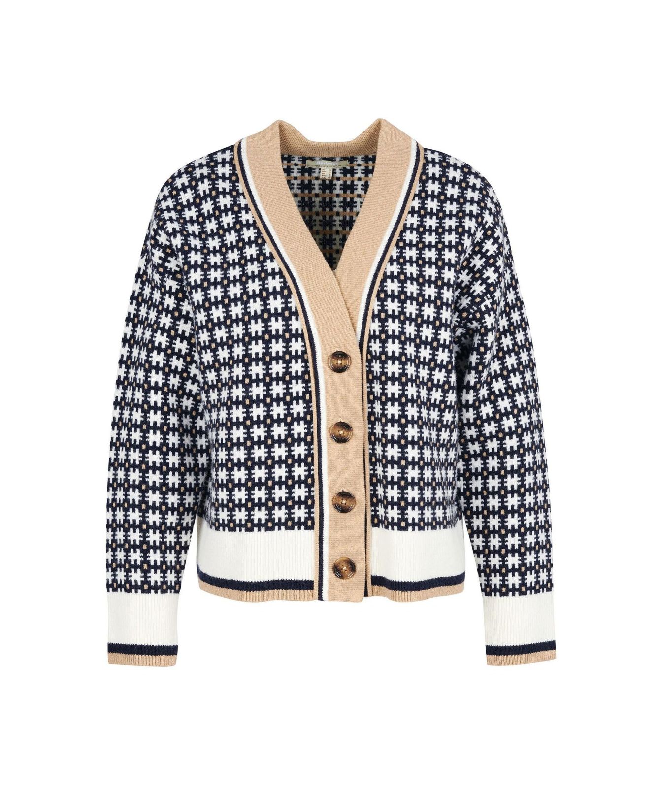 Barbour Francesca Cardigan Cream