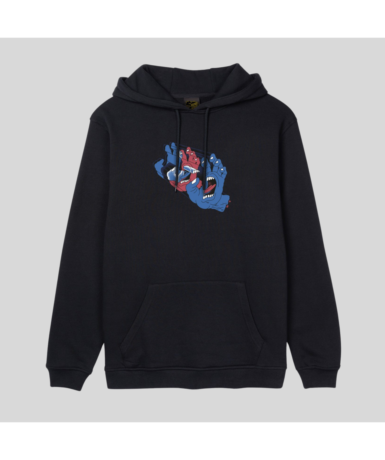 Santa Cruz Dissect Hand Front Hoodie | Green - SCA-HDY-6187, Black