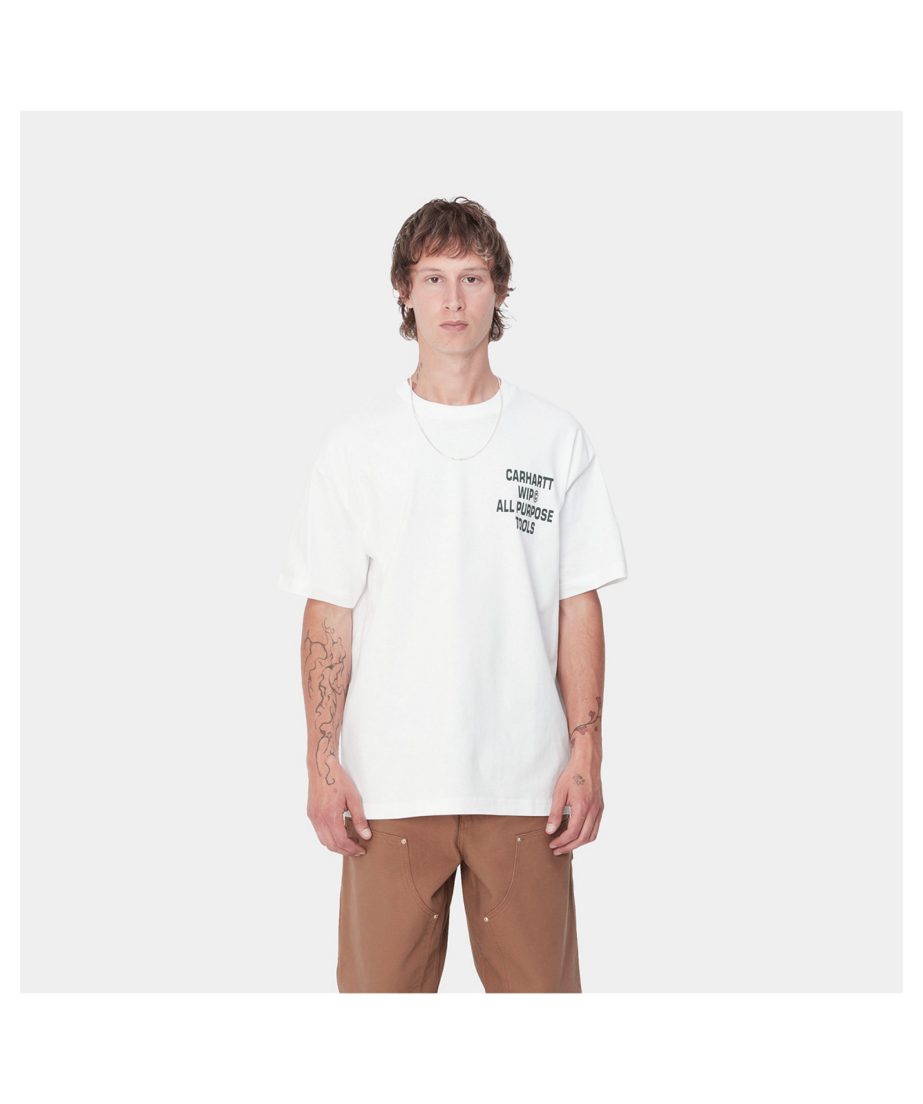 【Carhartt】CROSS SCREW T-SHIRT ユニセックス R5414 Carhartt WIP Cross Screw T-Shirt Black