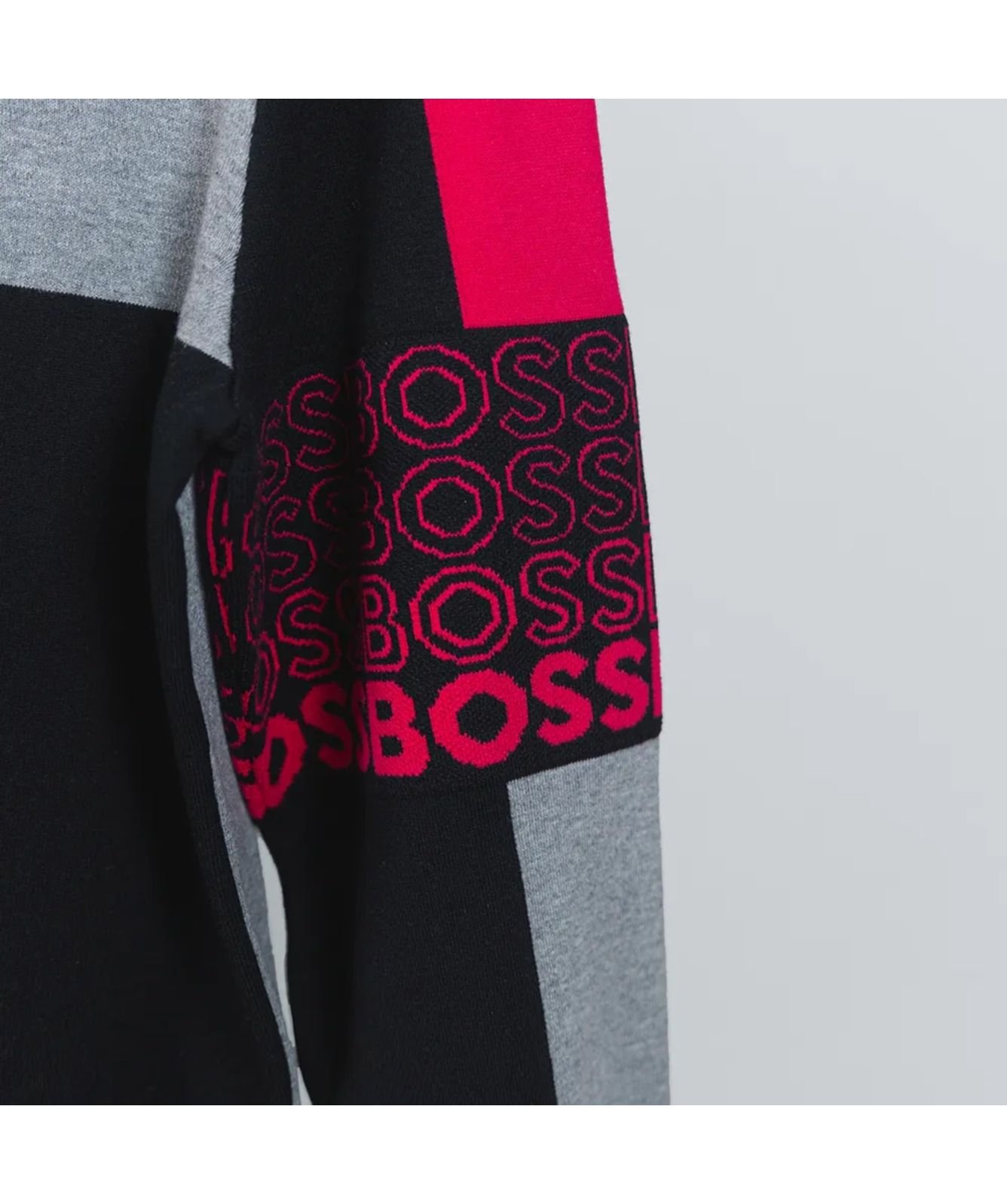 BOSS Zolko Qtr Zip Jumper | Black - 50492607
