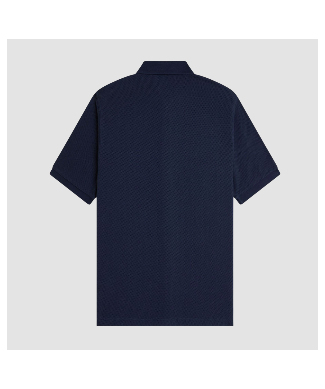 Fred Perry Panelled Button Through Polo Shirt | Oxblood